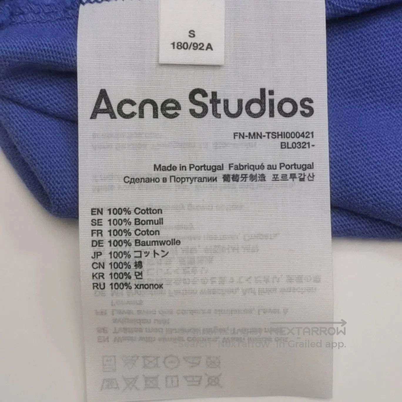 Louis Vuitton Acne Studios Men's Cotton Long. Size US S / EU 44-46 / 1 - 8 Thumbnail