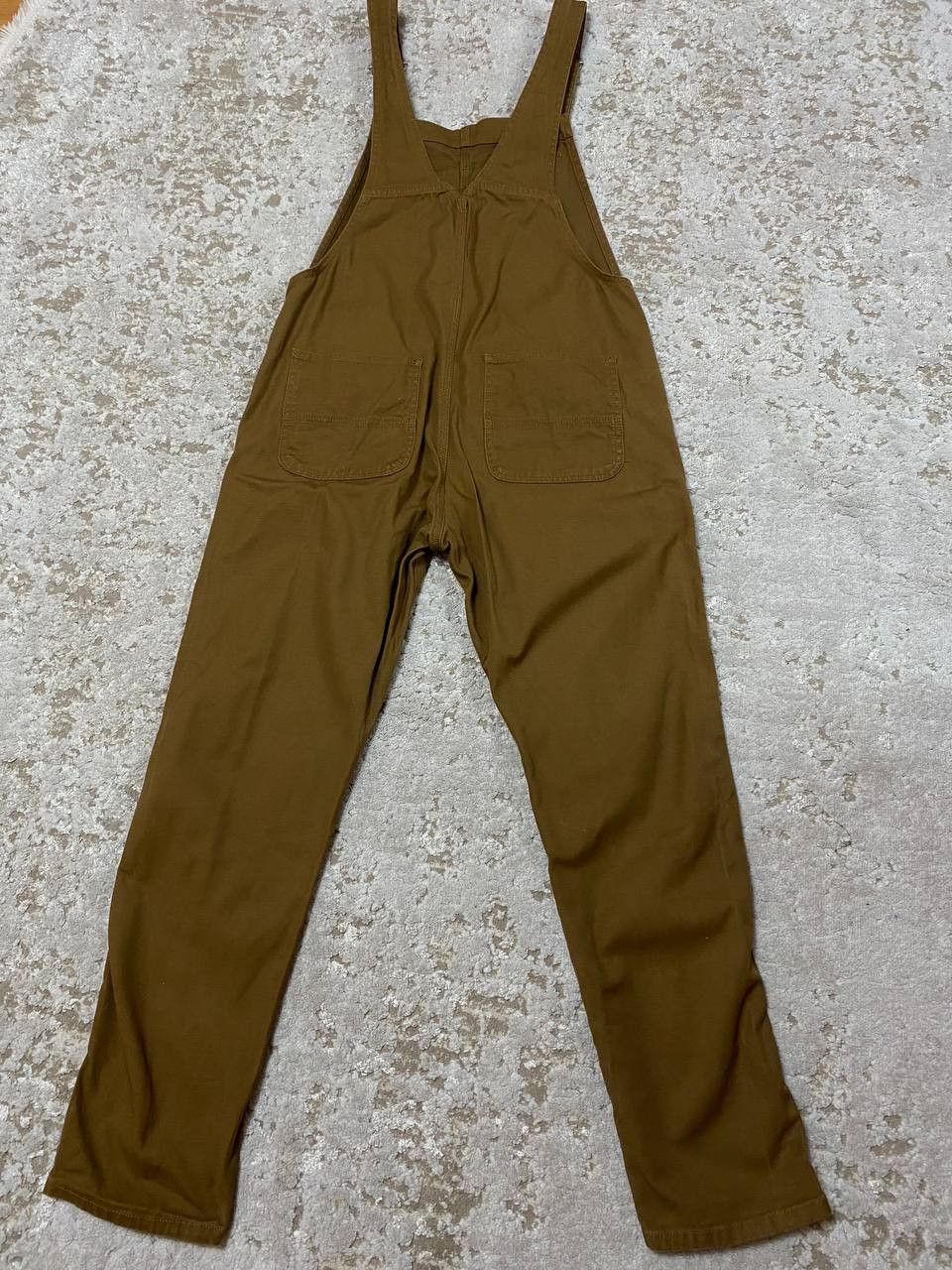 Carhartt Carhartt wip - bib overalls straight - dusty h brown rinsed Size US 32 / EU 48 - 3 Thumbnail