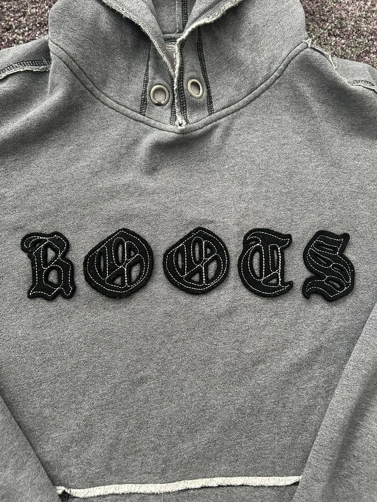 Roots Roots Gothic Logo Hoodie – Distressed Grey Pullover Size US XL / EU 56 / 4 - 3 Thumbnail