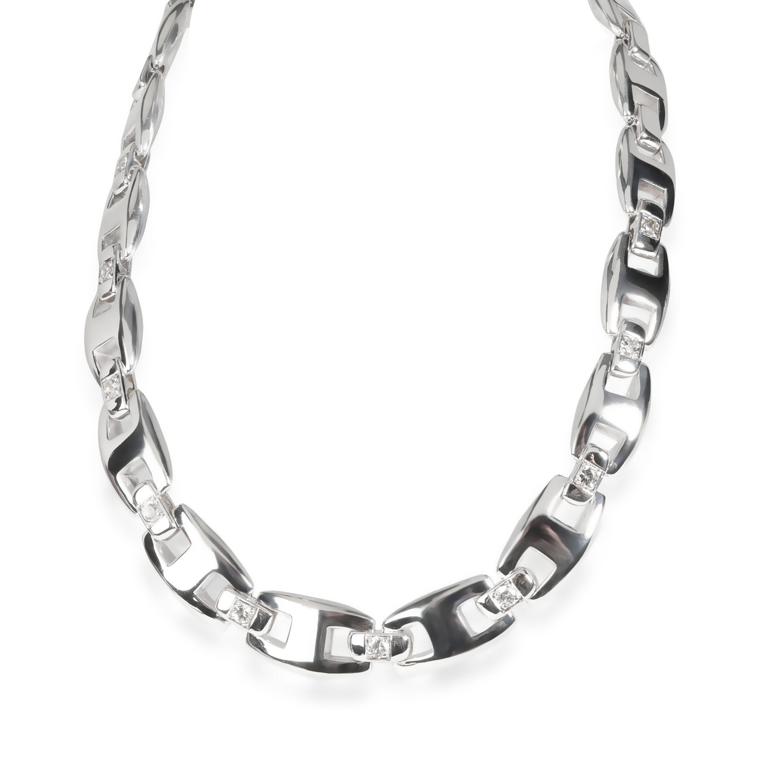 image of Hermes Cassiopee Sapphire Necklace In Sterling Silver, Women's