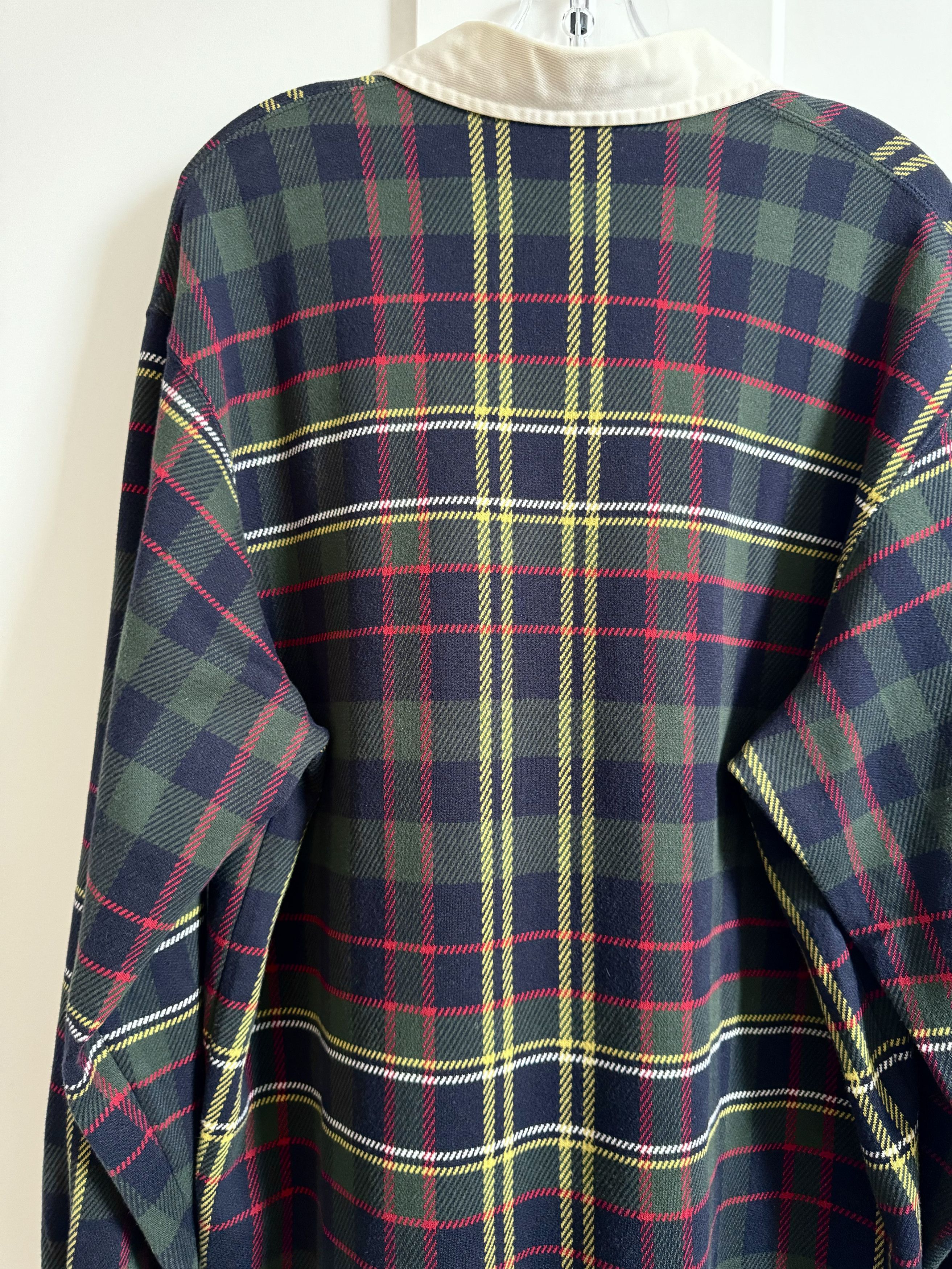 Polo Ralph Lauren Vintage Polo Ralph Lauren Plaid Rugby Shirt. Size Large. Size US L / EU 52-54 / 3 - 8 Thumbnail