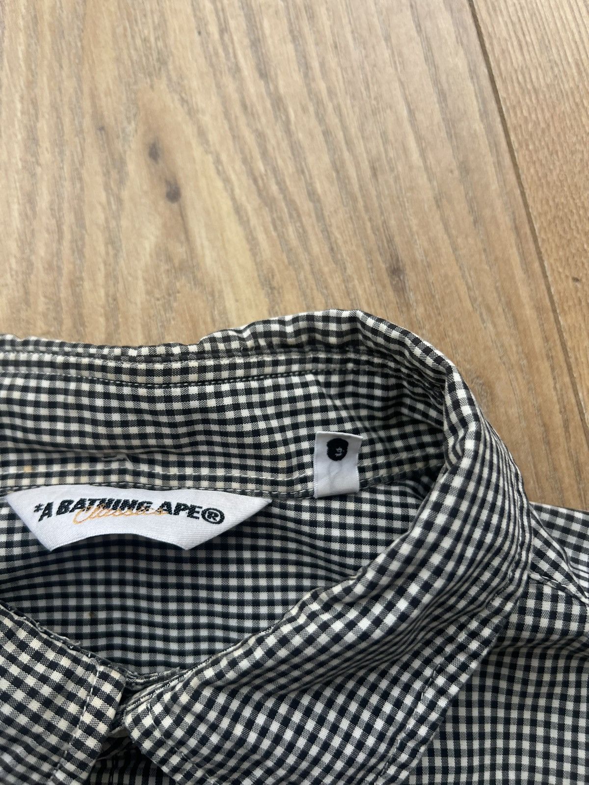 Bape 00’s BAPE CHECKED SHORT SLEEVE SHIRT Y2K Size US M / EU 48-50 / 2 - 6 Thumbnail