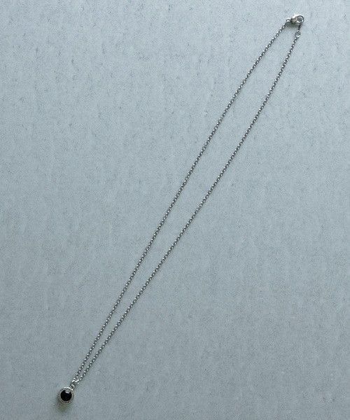 Number (N)ine NO TARIFFS! Number nine round logo stone charm necklace Size ONE SIZE - 6 Thumbnail