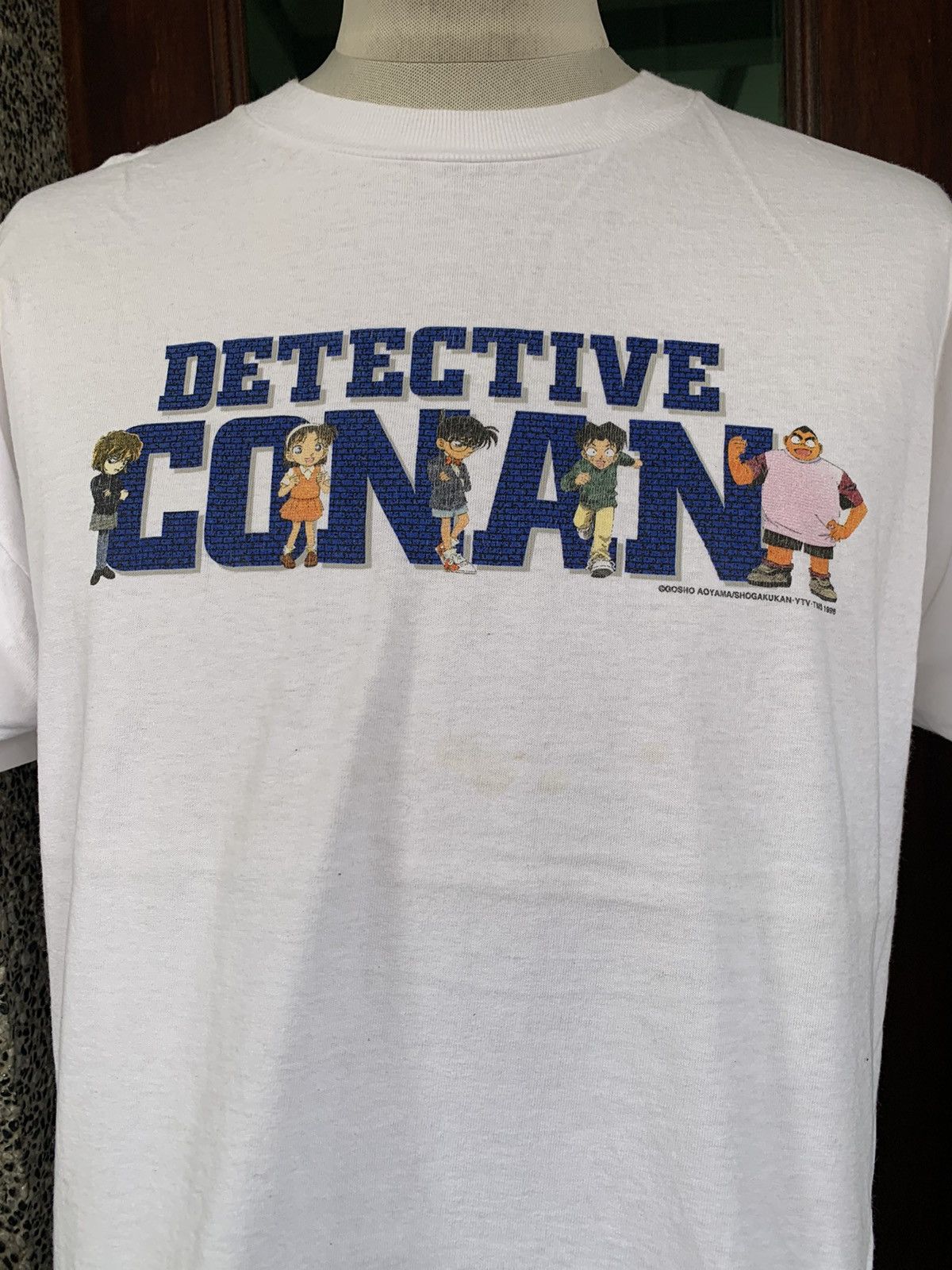 Anime × Vintage Vintage 90s Detective Conan Manga Series T shirt Size US M / EU 48-50 / 2 - 2 Thumbnail
