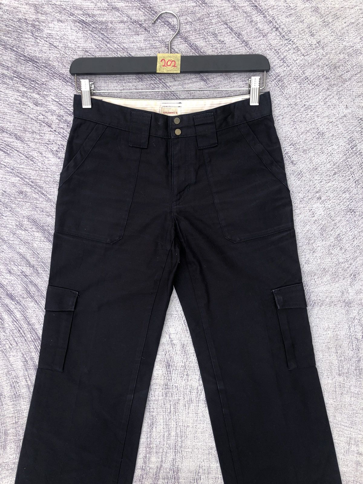Le Gramme × Vintage Vintage GRAMME'S Cargo Pants Mulyipocket Tactical Utility Size US 28 / EU 44 - 2 Thumbnail