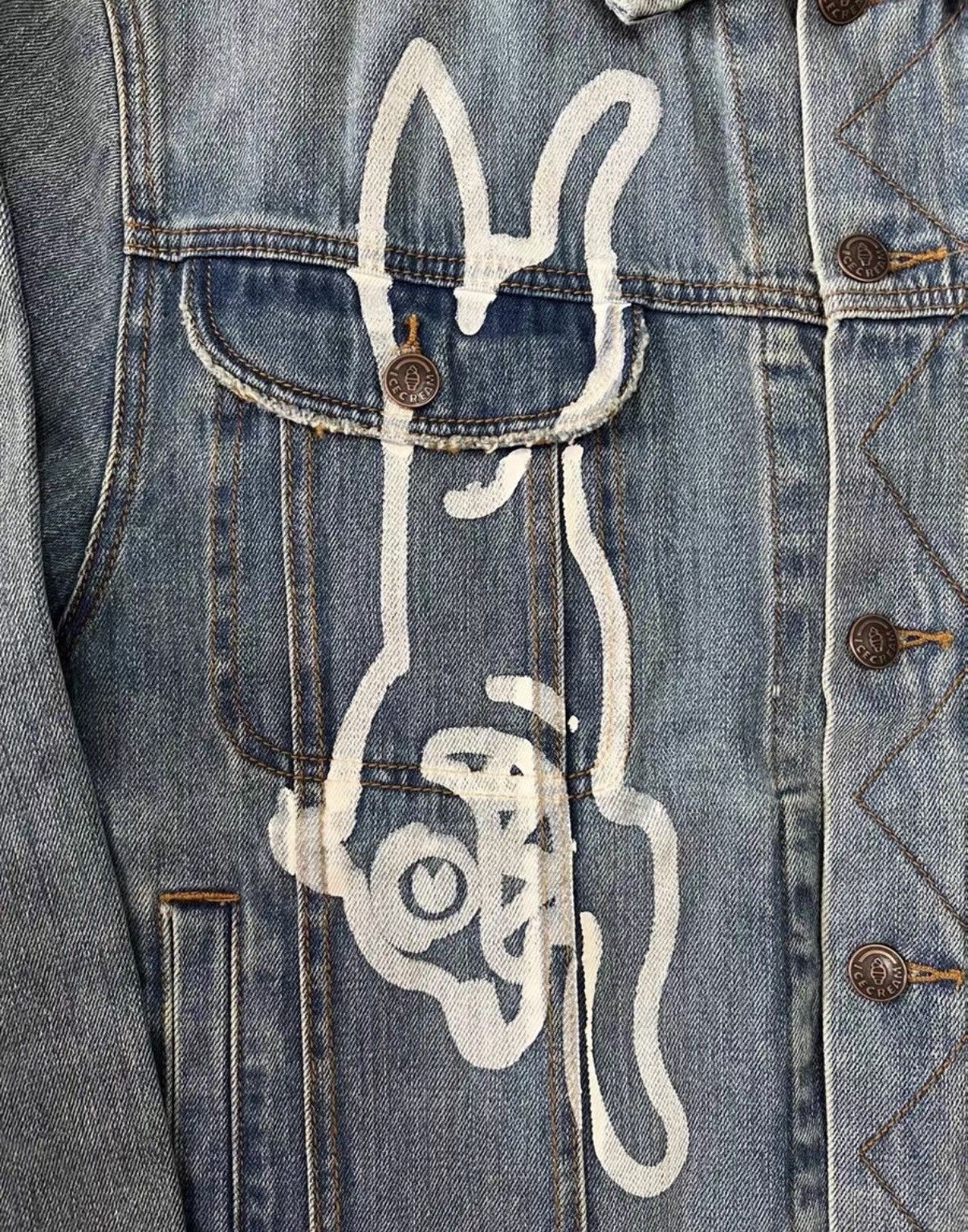 Billionaire Boys Club BBC ICECREAM Flying Dog Denim Jacket Size US L / EU 52-54 / 3 - 6 Thumbnail