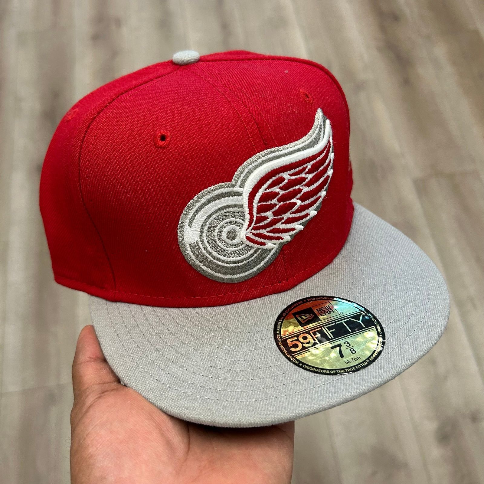 New Era New Era Detroit Red Wings 59FIFTY fitted hat cap size 7 3/8 Size ONE SIZE - 1 Thumbnail