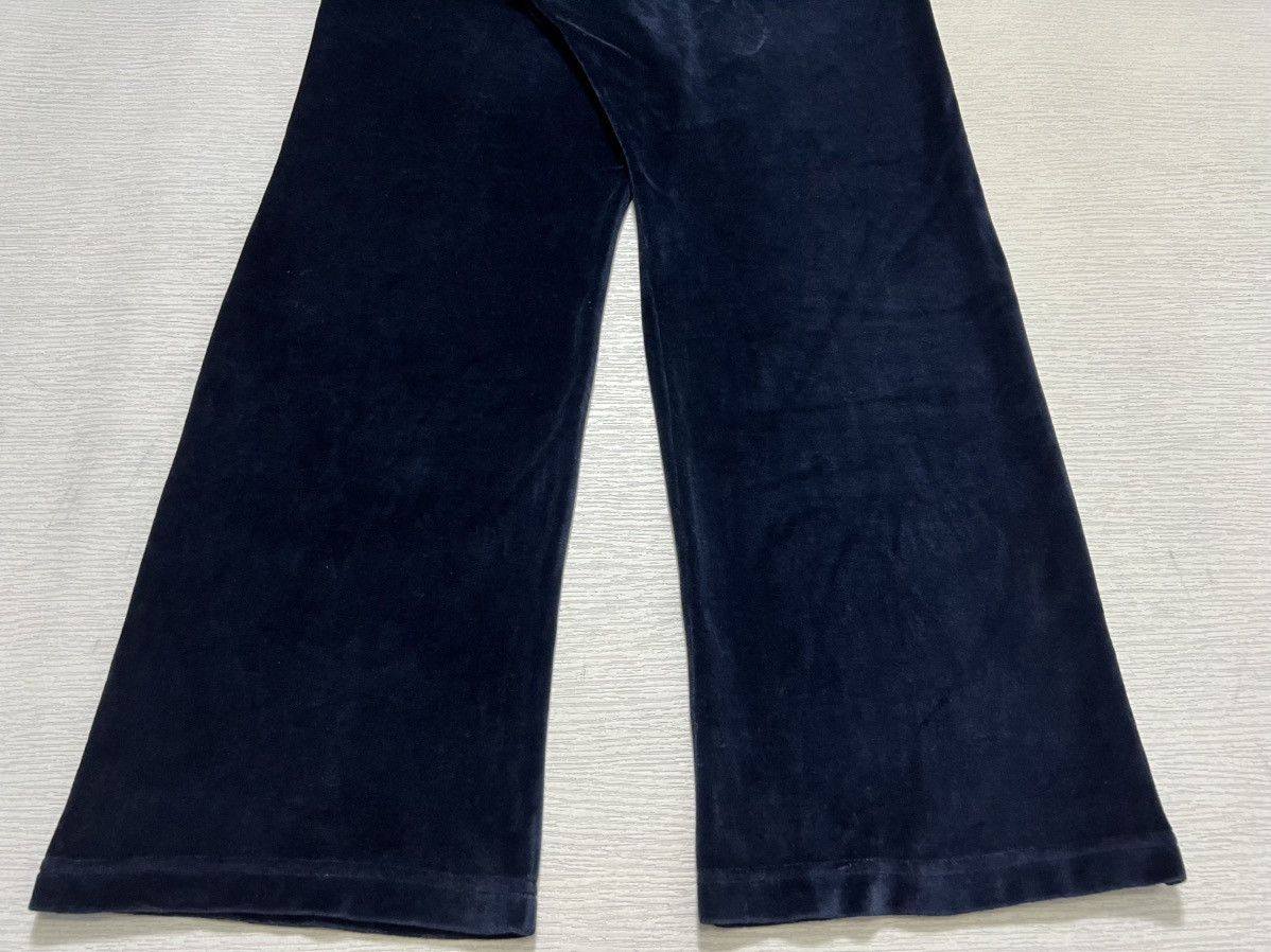 Celine Celine - Triomphe Logo Embroidered Velour Trackpants Size 30" / US 8 / IT 44 - 13 Thumbnail