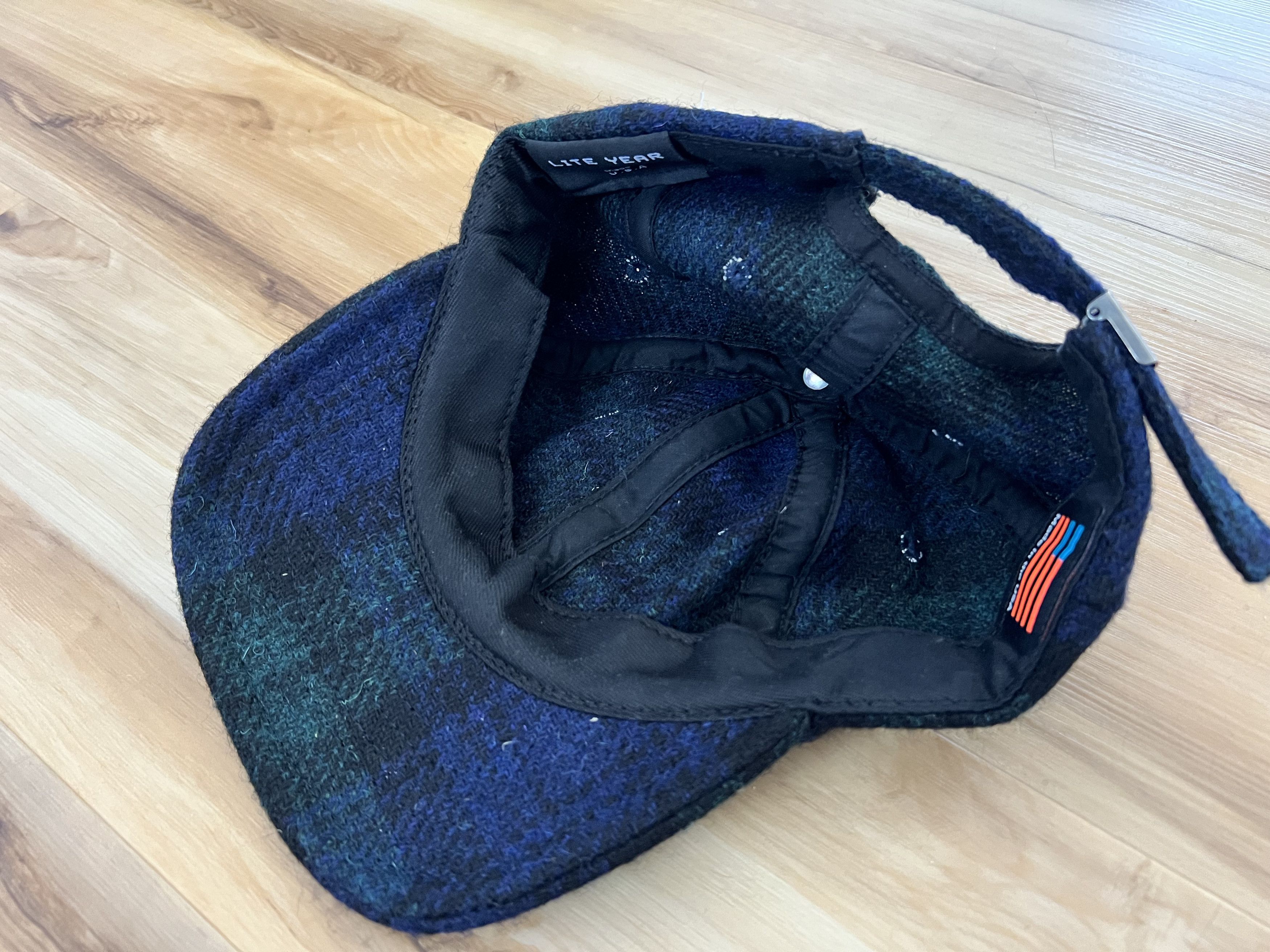 Harris Tweed Lite Year Harris Tweed 6 Panel Plaid Strapback Hat Cap Size ONE SIZE - 2 Thumbnail