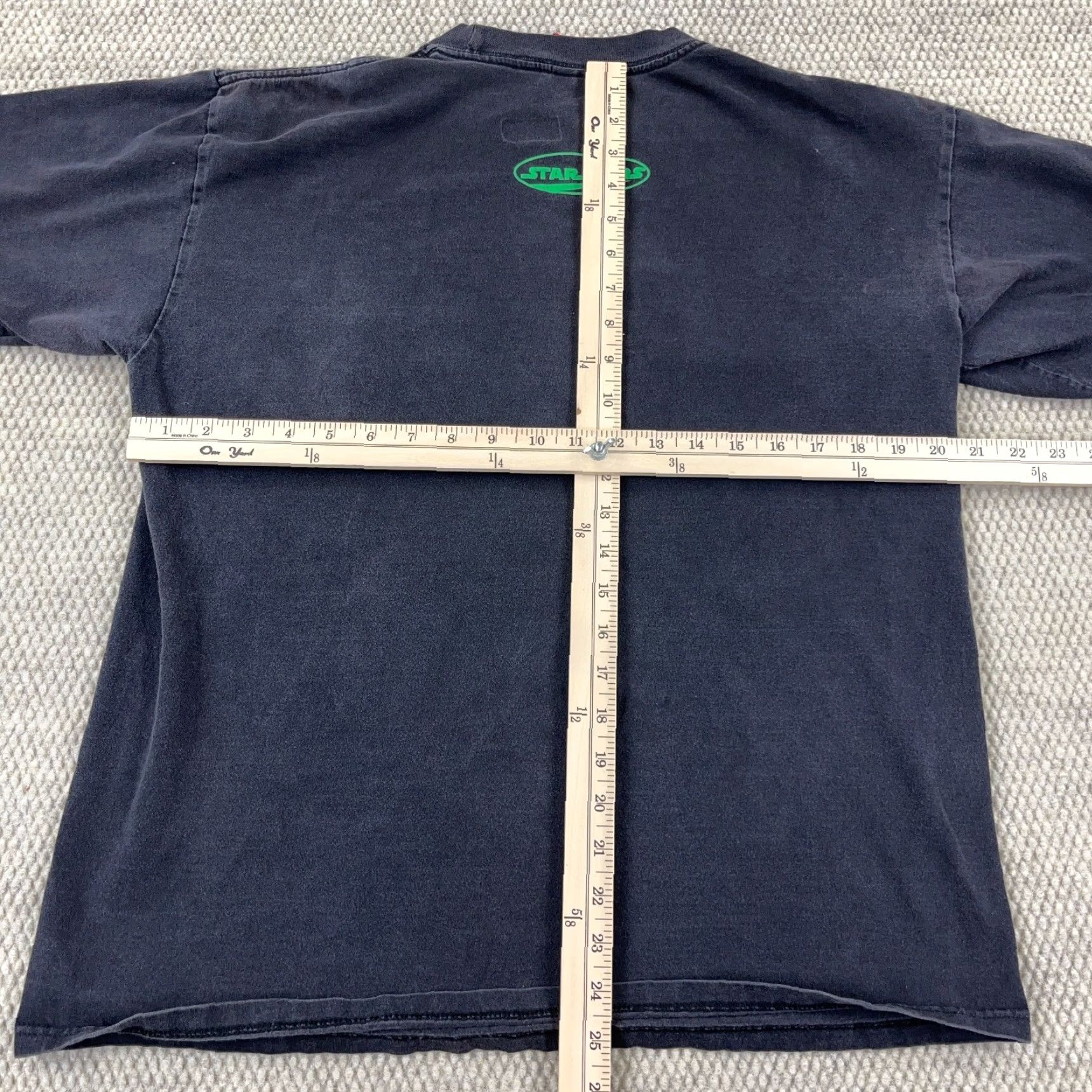 Star Wars VINTAGE Star Wars Shirt Men M Black Yoda Jedi Master Graphic Print Logo 90s 80s Movie Retro T-Shirt Mens Regular Short Sleeve Crew Neck Clothing Size US M / EU 48-50 / 2 - 7 Thumbnail