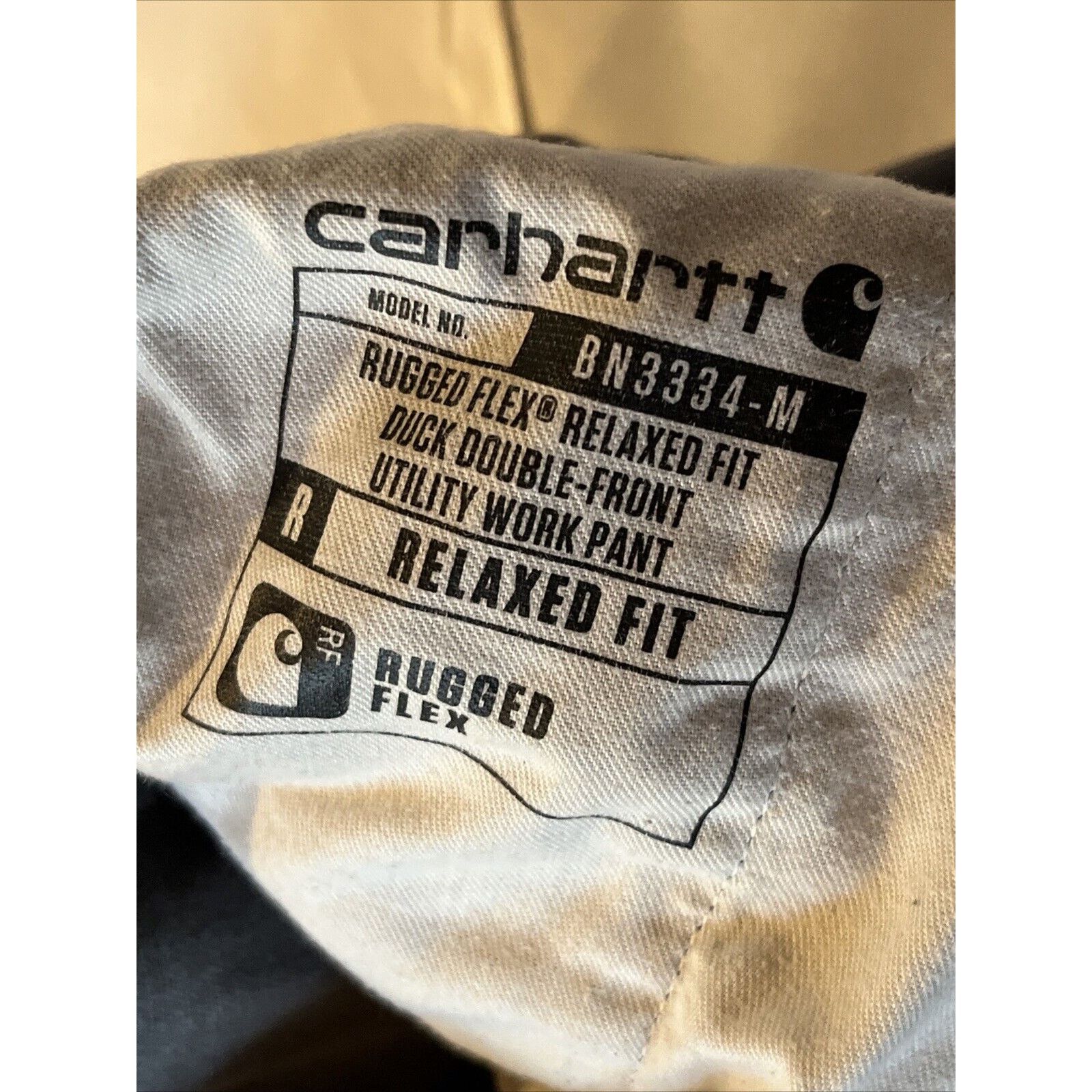 Carhartt Carhartt 36x29 Duck Canvas Double Knee Workwear Gray Pants Size US 36 / EU 52 - 3 Thumbnail