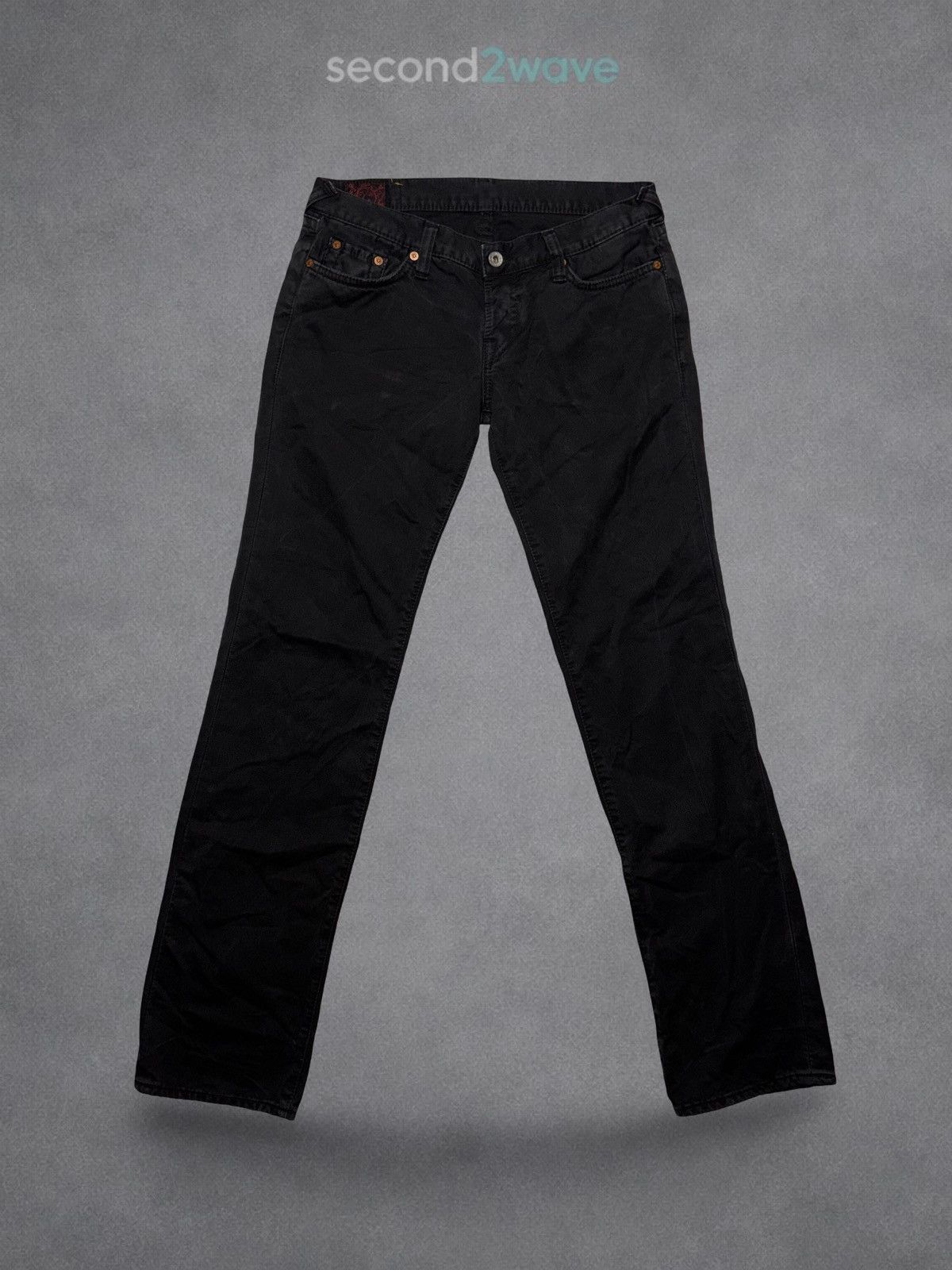 Evisu Evisu Women’s Y2K straight jeans size M Size 29" - 7 Thumbnail
