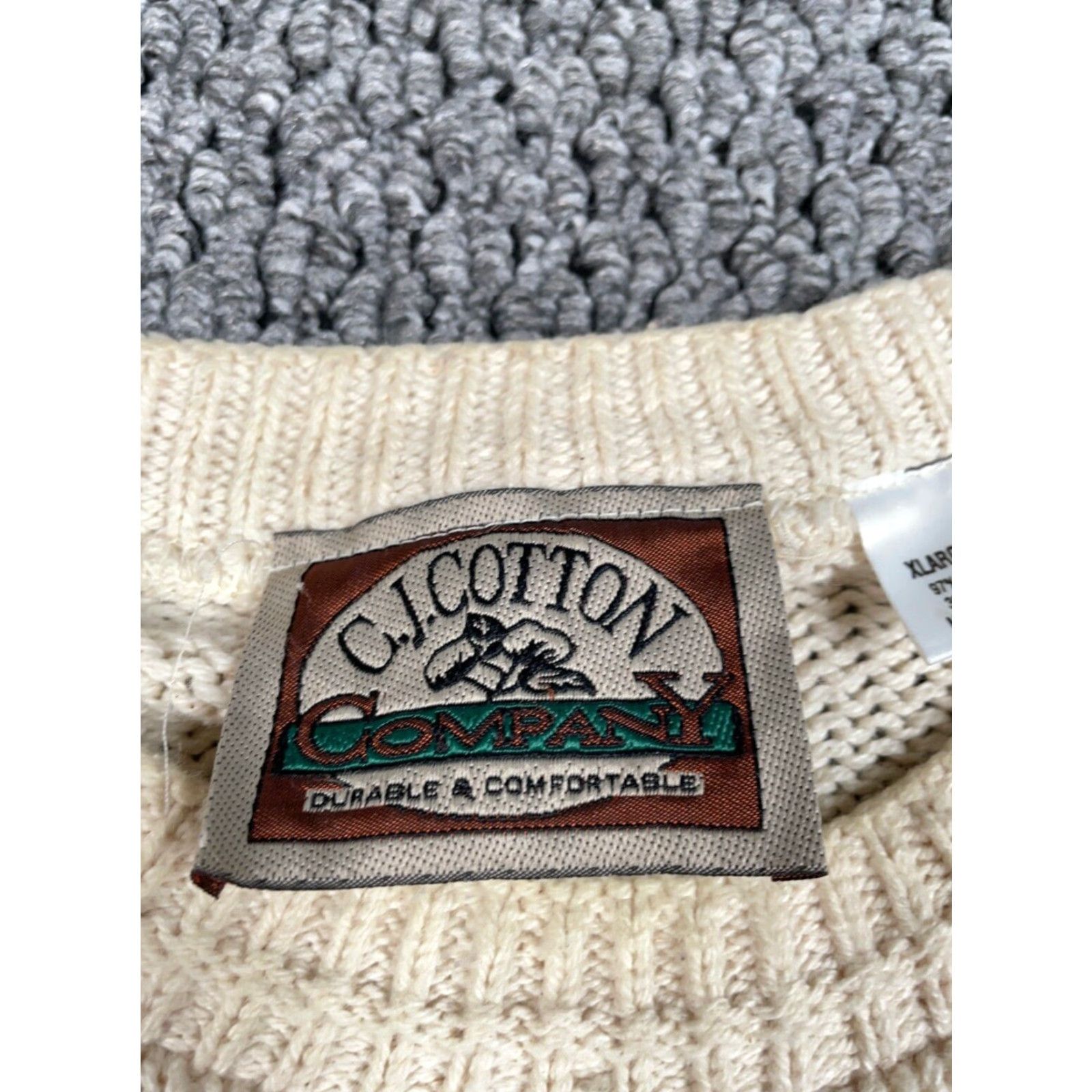 Vintage VINTAGE Icelandic Pattern Sweater Shirt Adult XL Ivory Geometric 90s Retro Mens XL Size US XL / EU 56 / 4 - 3 Thumbnail