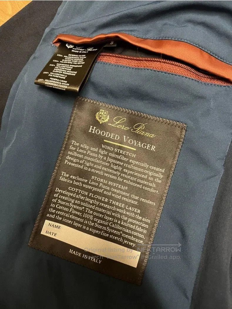 Loro Piana Loro Piana Voyager Lightweight Cotton Jacket . Size US S / EU 44-46 / 1 - 2 Thumbnail