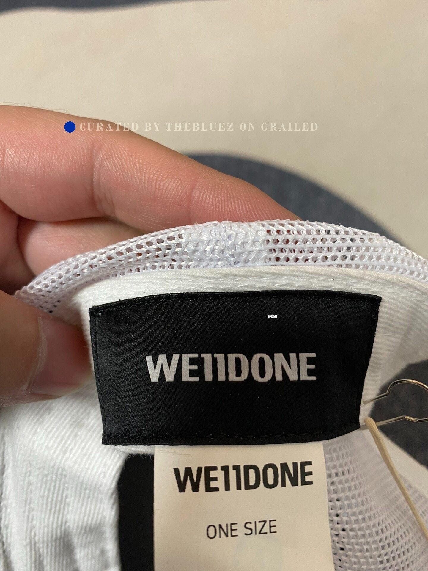 WE11DONE we11done Logo Cap Size ONE SIZE - 3 Thumbnail