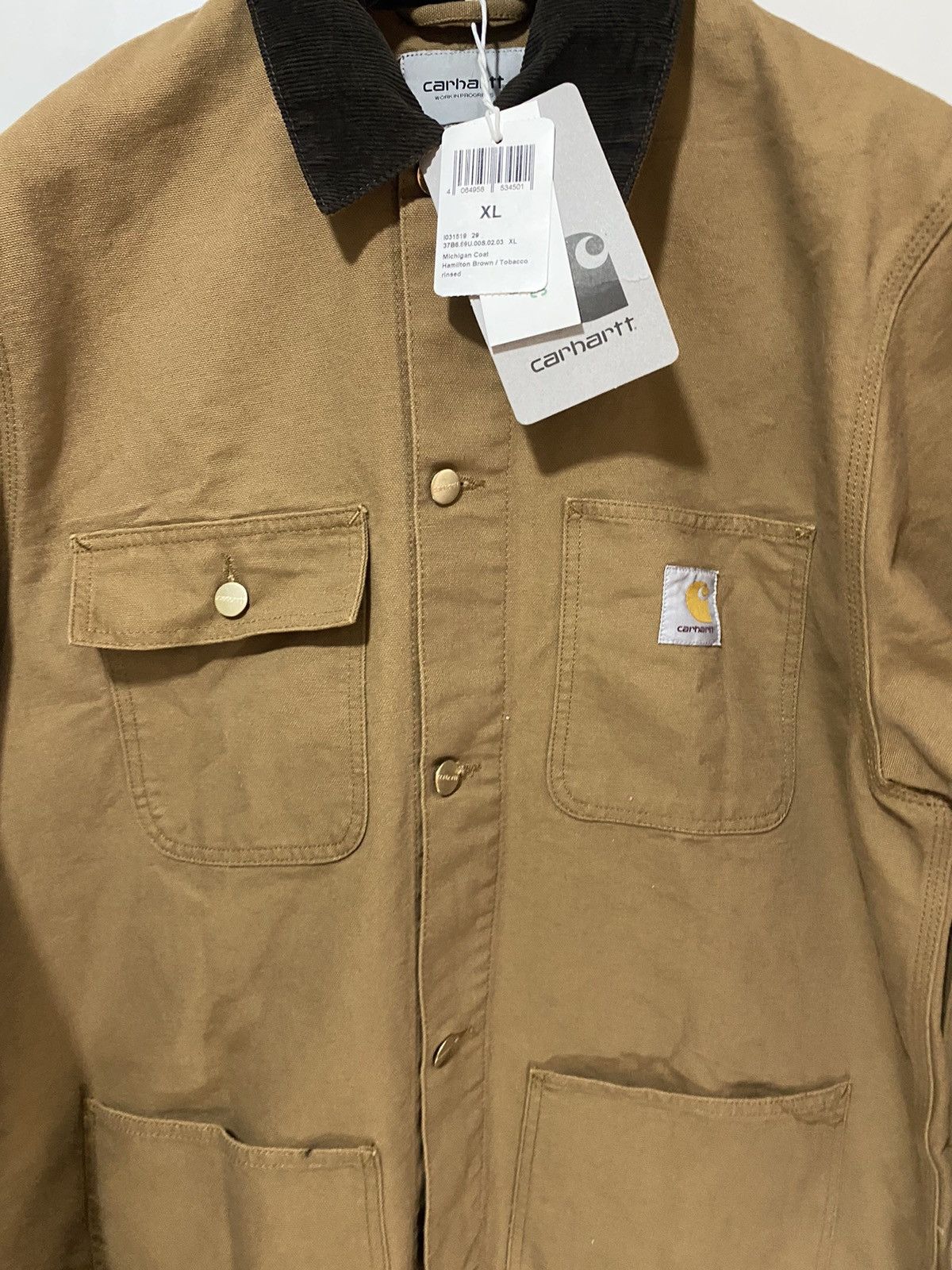 Carhartt Wip Michigan Coat Carhartt Wip x Headquarters XL brown jacket Size US XL / EU 56 / 4 - 5 Thumbnail