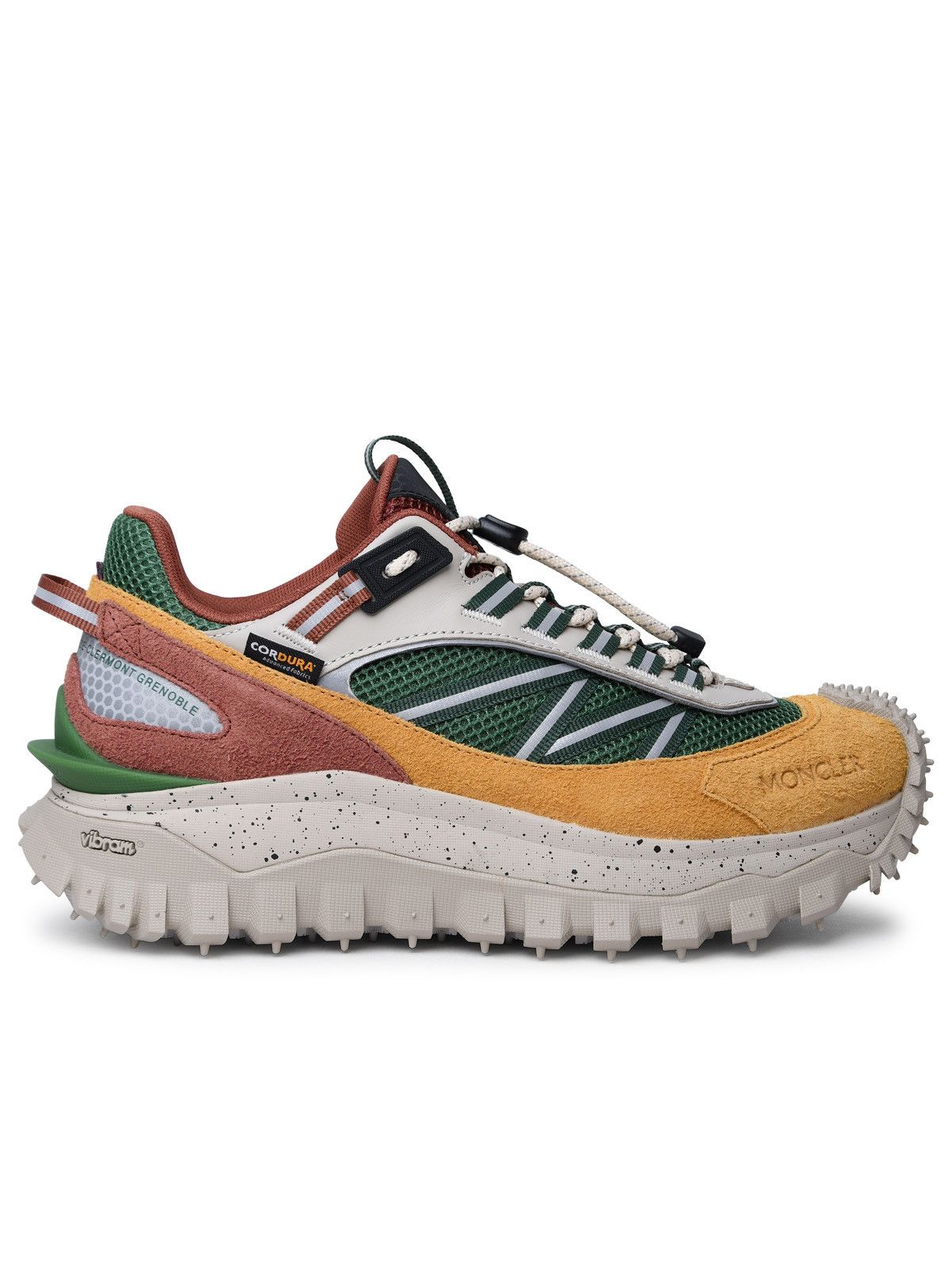 image of Moncler Multicolor Leather Blend Sneakers, Men's (Size 7)