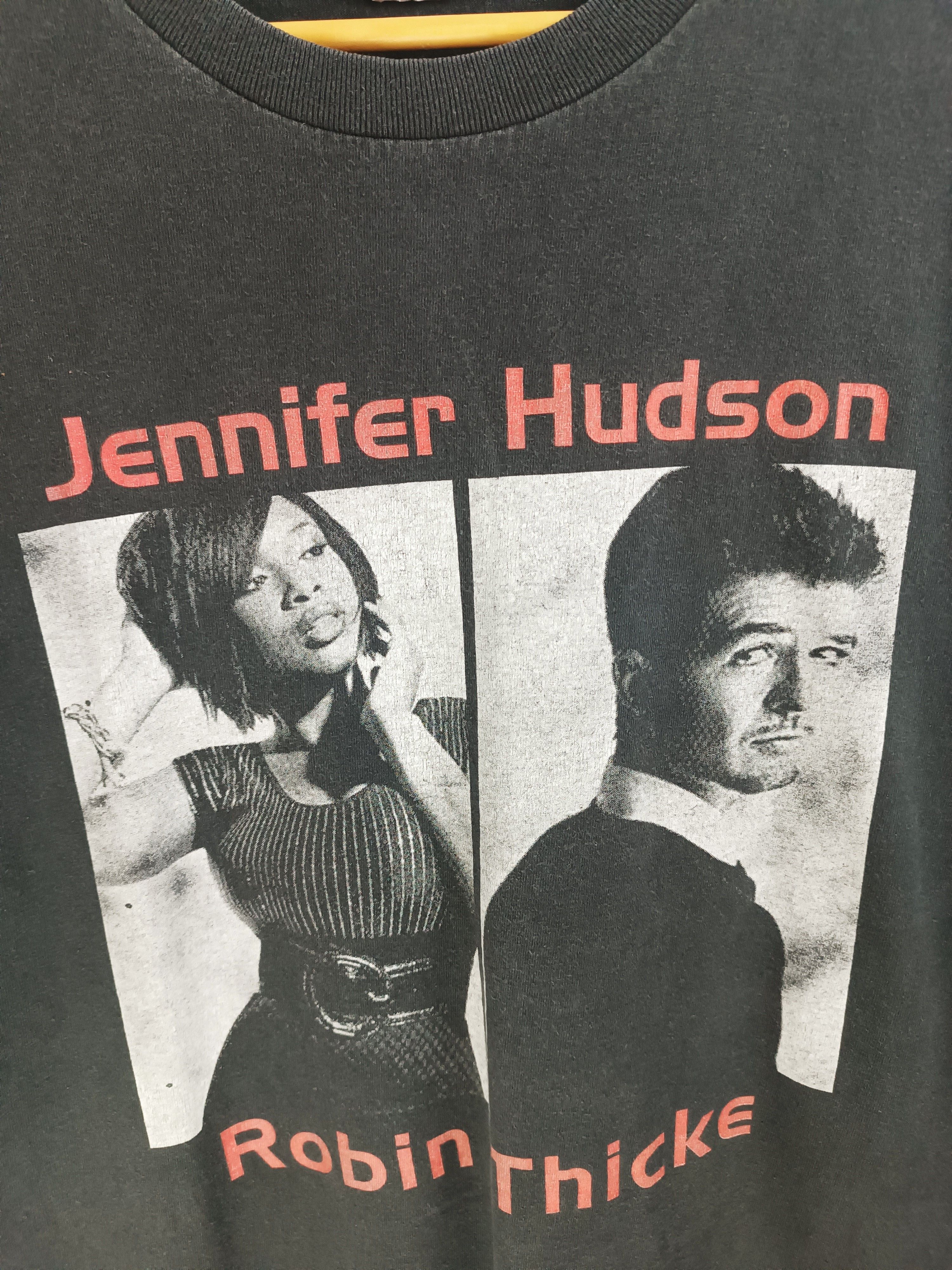 Rap Tees FADED VINTAGE '09 JENNIFER HUDSON ROBIN THICKE TOU VERY RARE Size US L / EU 52-54 / 3 - 11 Thumbnail