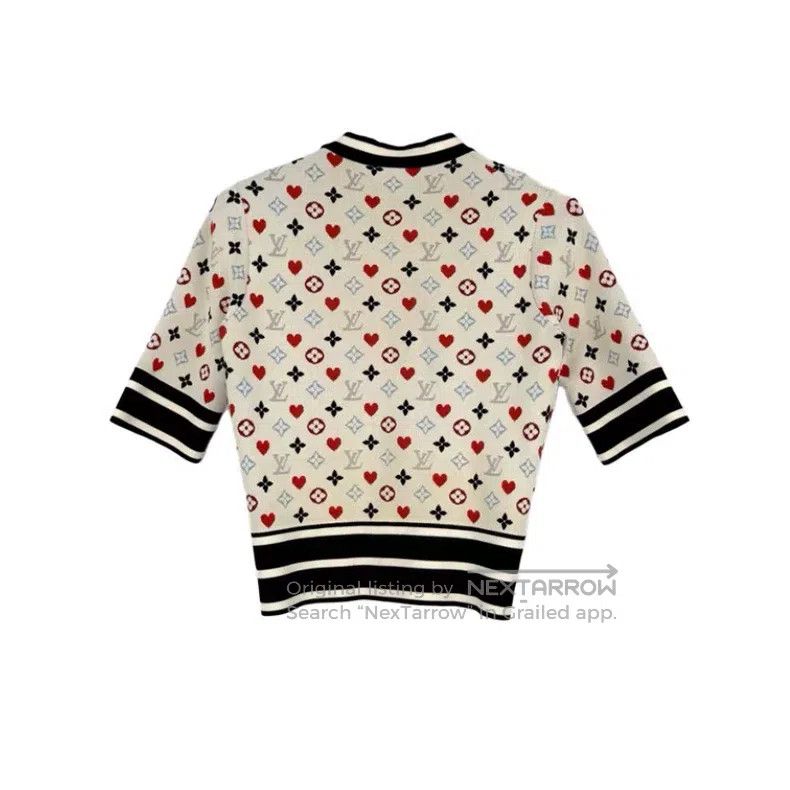 Louis Vuitton Louis Vuitton White full logo playing card mulberry silk n Size S / US 4 / IT 40 - 2 Thumbnail