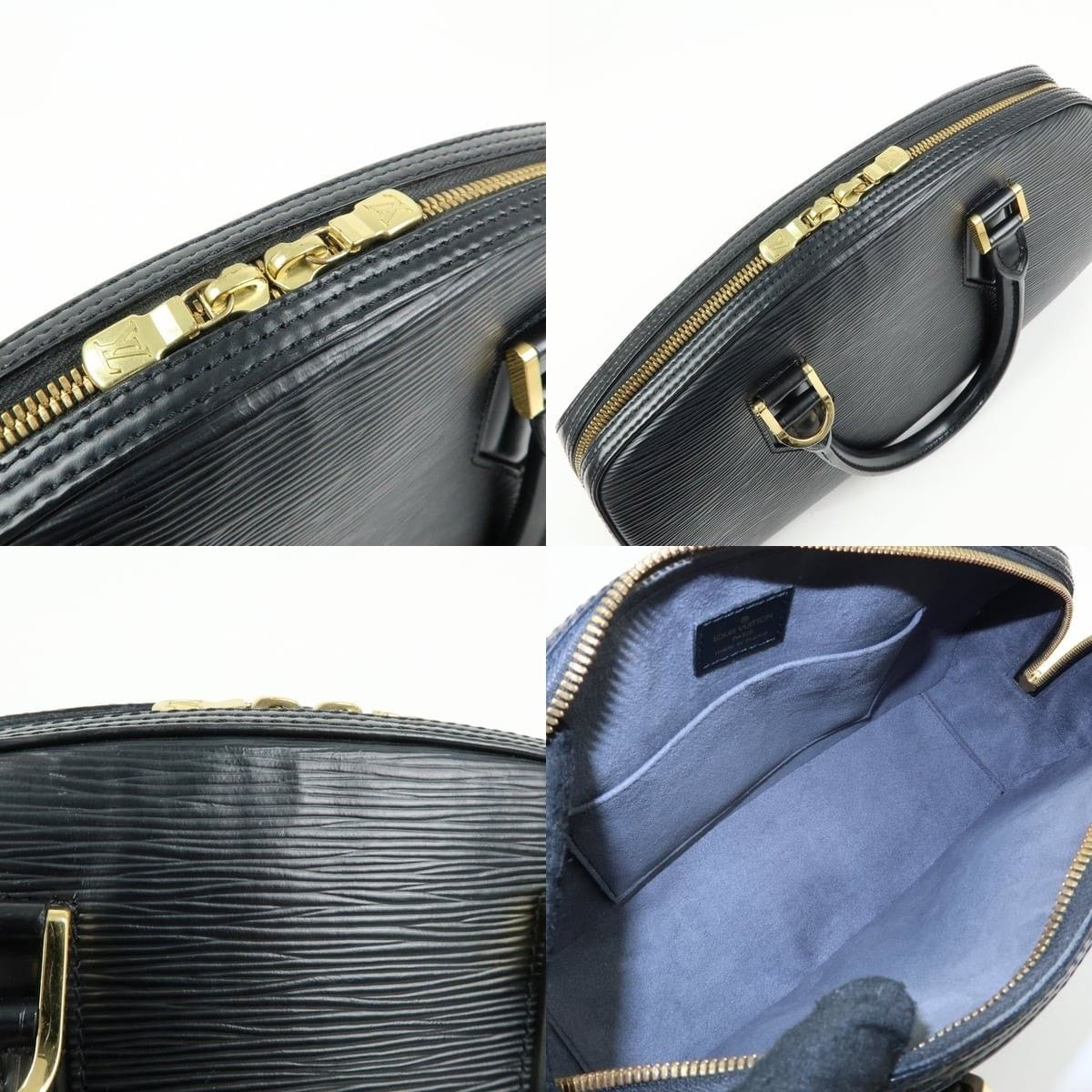Louis Vuitton Louis Vuitton Epi Jasmin Satchel Leather Black Size ONE SIZE - 7 Thumbnail