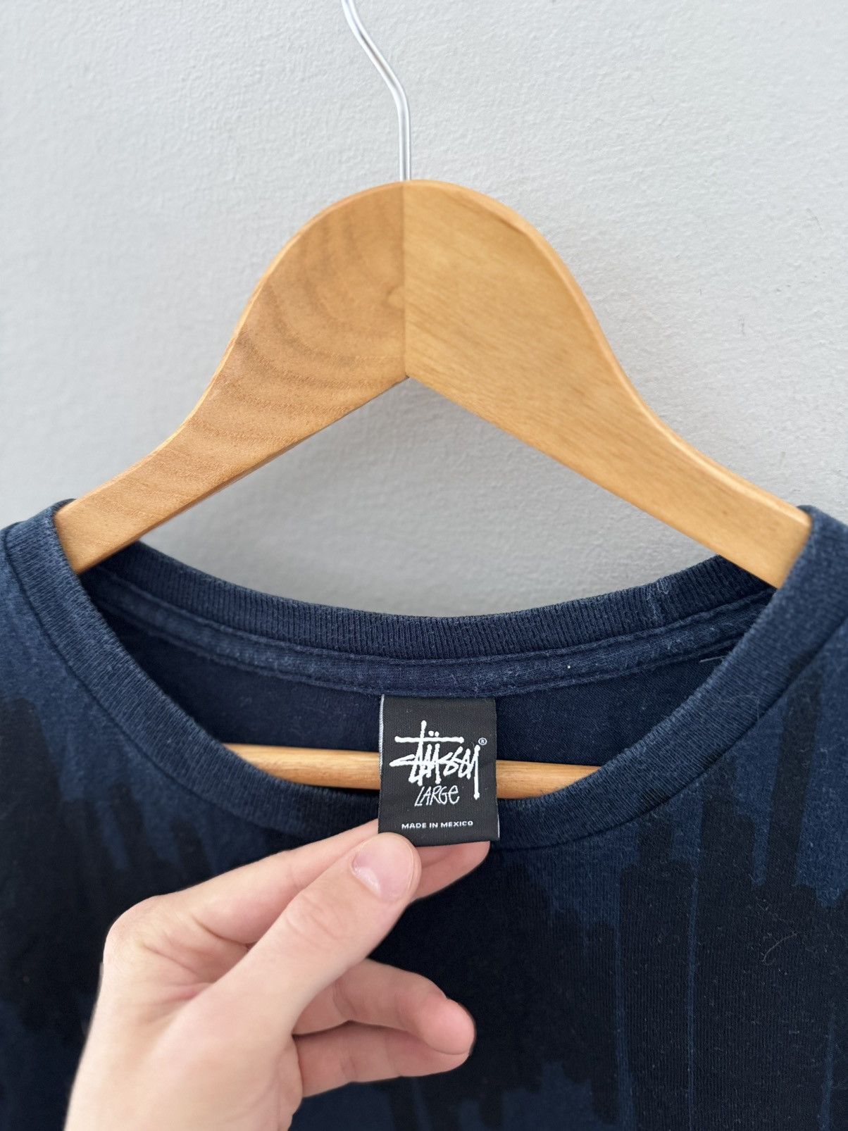 Stussy Stussy 8 Noise Tee 'Navy' T-shirt Size US L / EU 52-54 / 3 - 5 Thumbnail