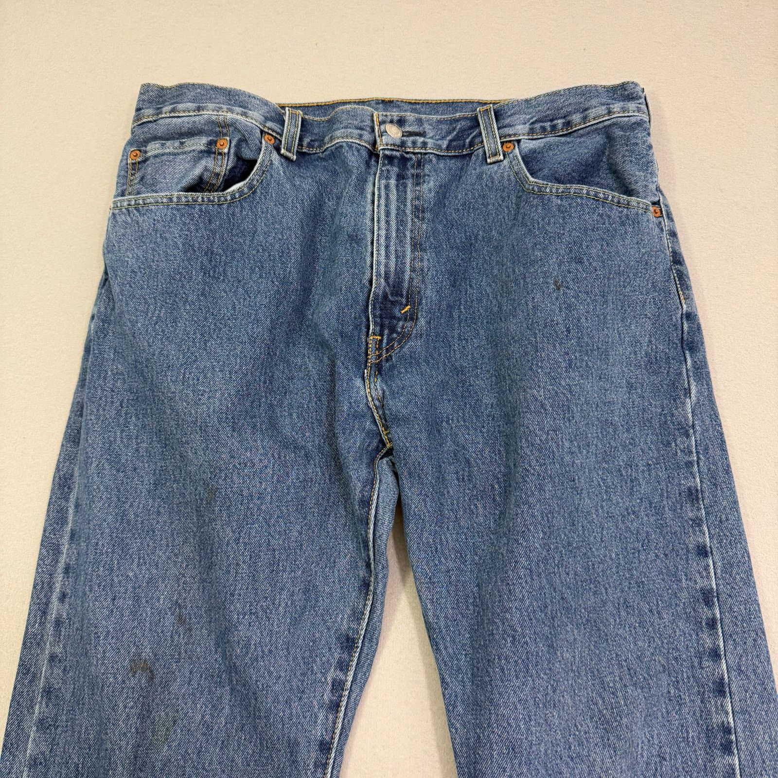 Levi's Levis 517 Boot Cut Jeans Men's 38x34 Blue Denim Western Size US 38 / EU 54 - 2 Thumbnail
