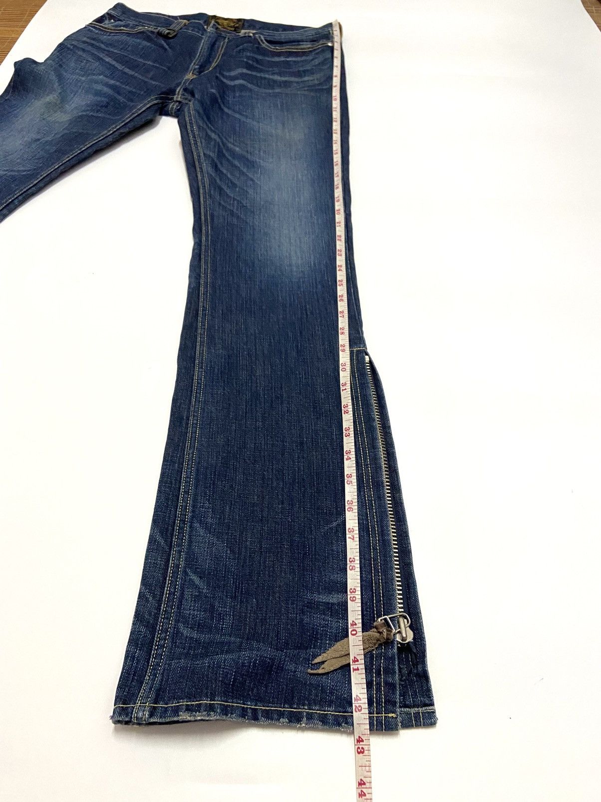 Japanese Brand SKULL FLIGHT SS BOOTCUT JEANS Size US 33 - 20 Thumbnail