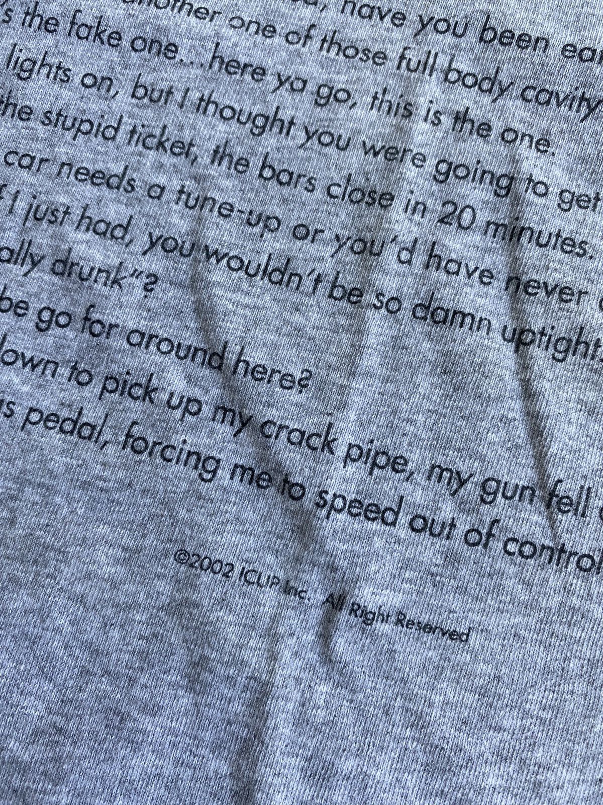 Japanese Brand × Vintage Vintage Y2K Funny Saying Not to Say Police Shirt Size US L / EU 52-54 / 3 - 4 Thumbnail