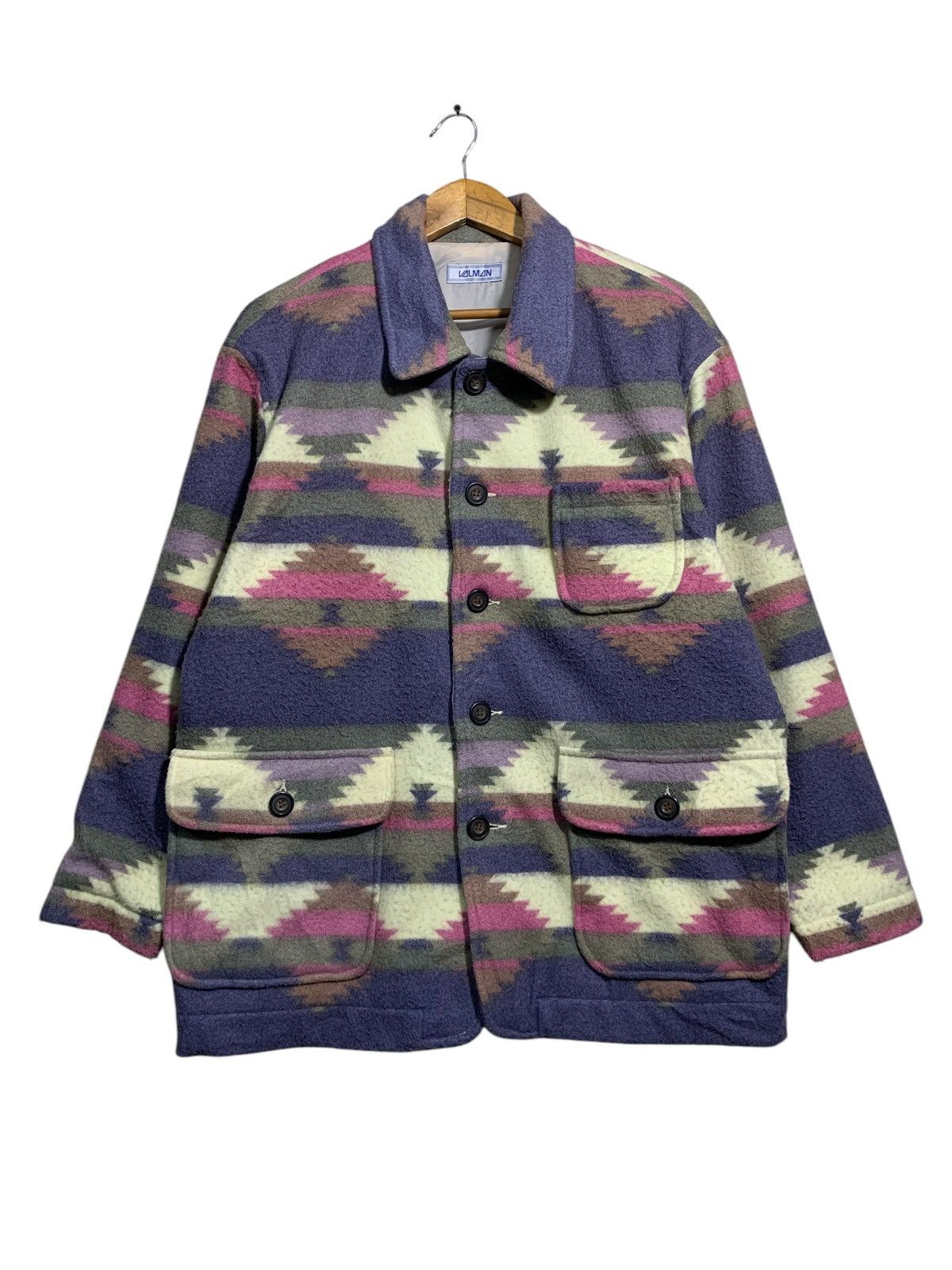 Aztech Mountain 🔥VTG VALMAN AZTEC NATIVE JACKETS Size US M / EU 48-50 / 2 - 1 Thumbnail