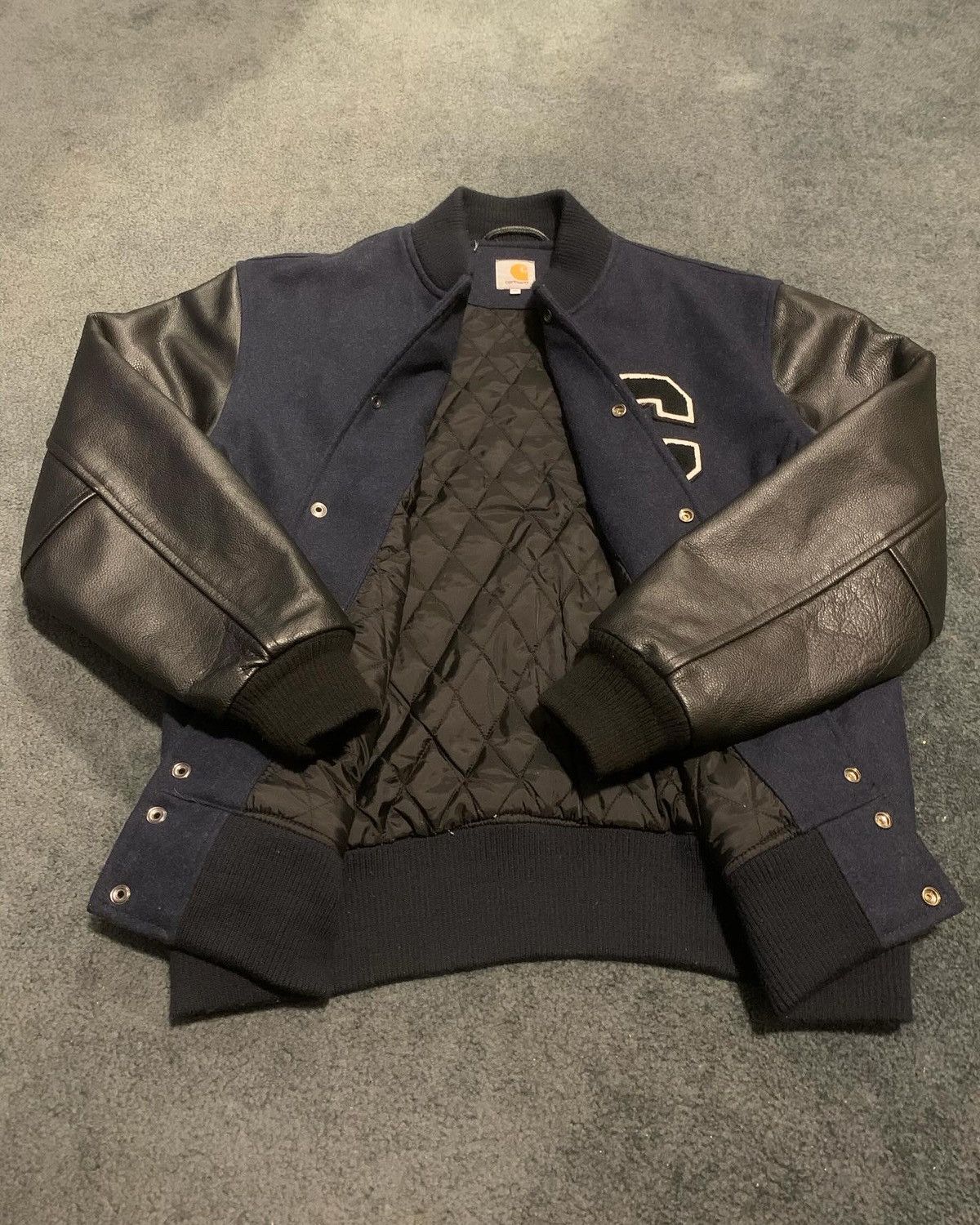 Carhartt × Carhartt Wip CARHARTT LINNED BANDIT VARSITY JACKET Size US XL / EU 56 / 4 - 3 Thumbnail