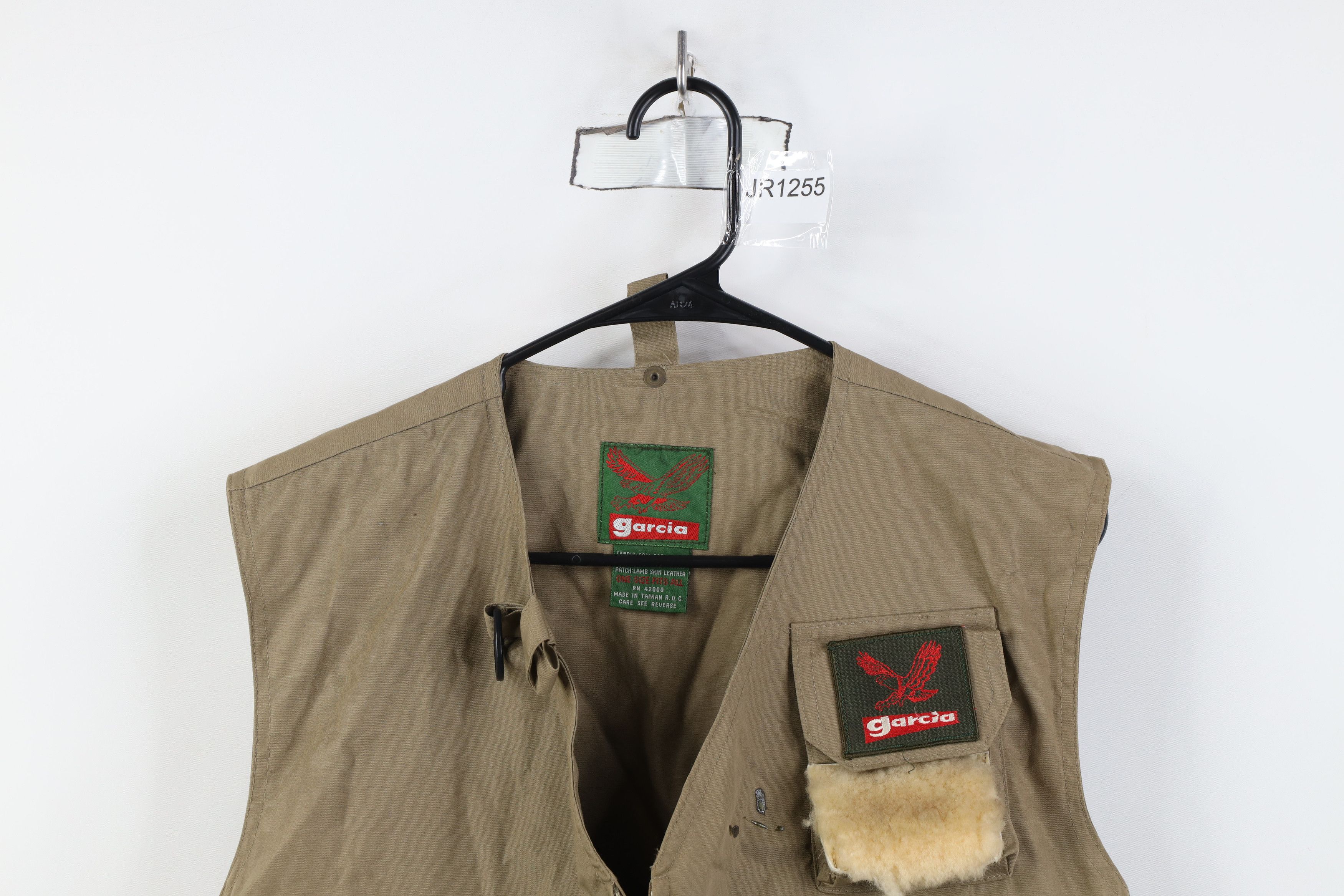 Vintage Vintage 90s Streetwear Tactical Full Zip Vest Jacket Beige Size US L / EU 52-54 / 3 - 2 Thumbnail