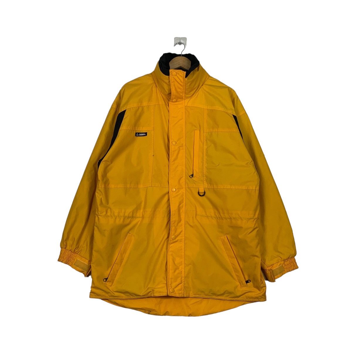 Japanese Brand GERRY Yellow Outdoor Jacket #1109-C50 Size US L / EU 52-54 / 3 - 1 Thumbnail