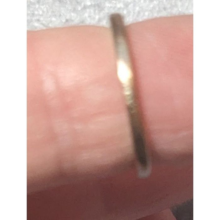 Other Minimalist Gemmed Chevron Silver Tone Ring Size 3 1/2 Size ONE SIZE - 12 Thumbnail