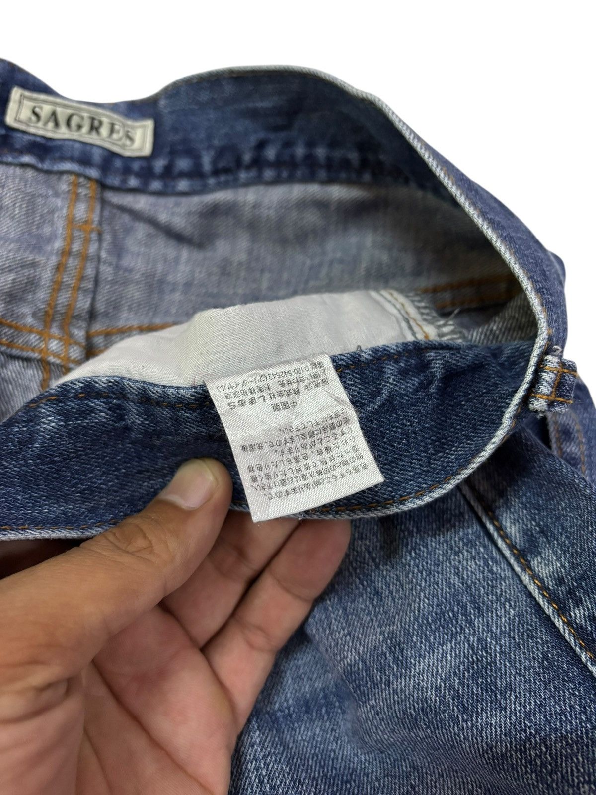 Japanese Brand Vtg Sagres Japan By Shimamura Jeans Size US 33 - 6 Thumbnail
