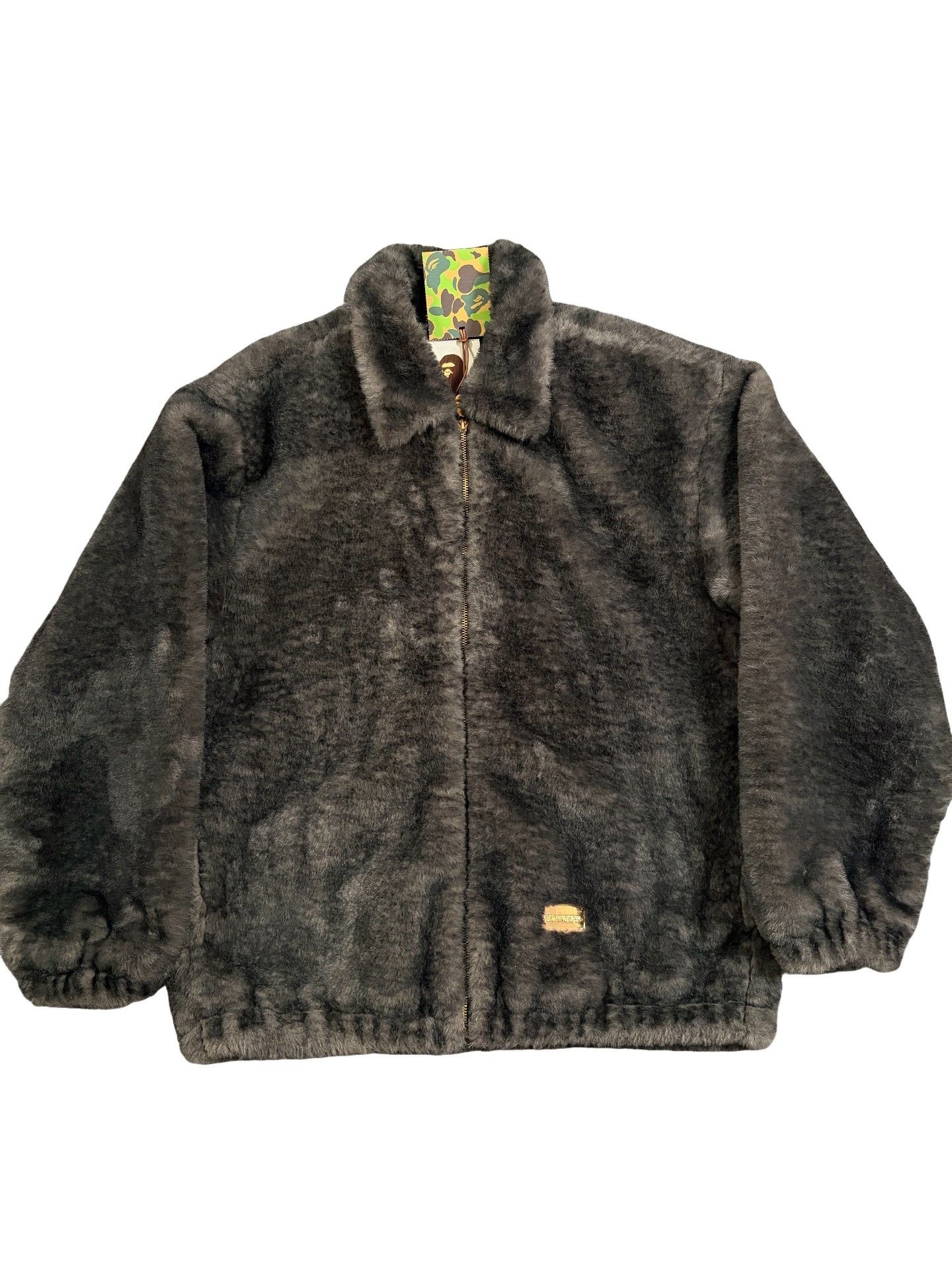 Bape A Bathing Ape Faux Fur Jacket Size L Size US L / EU 52-54 / 3 - 1 Thumbnail