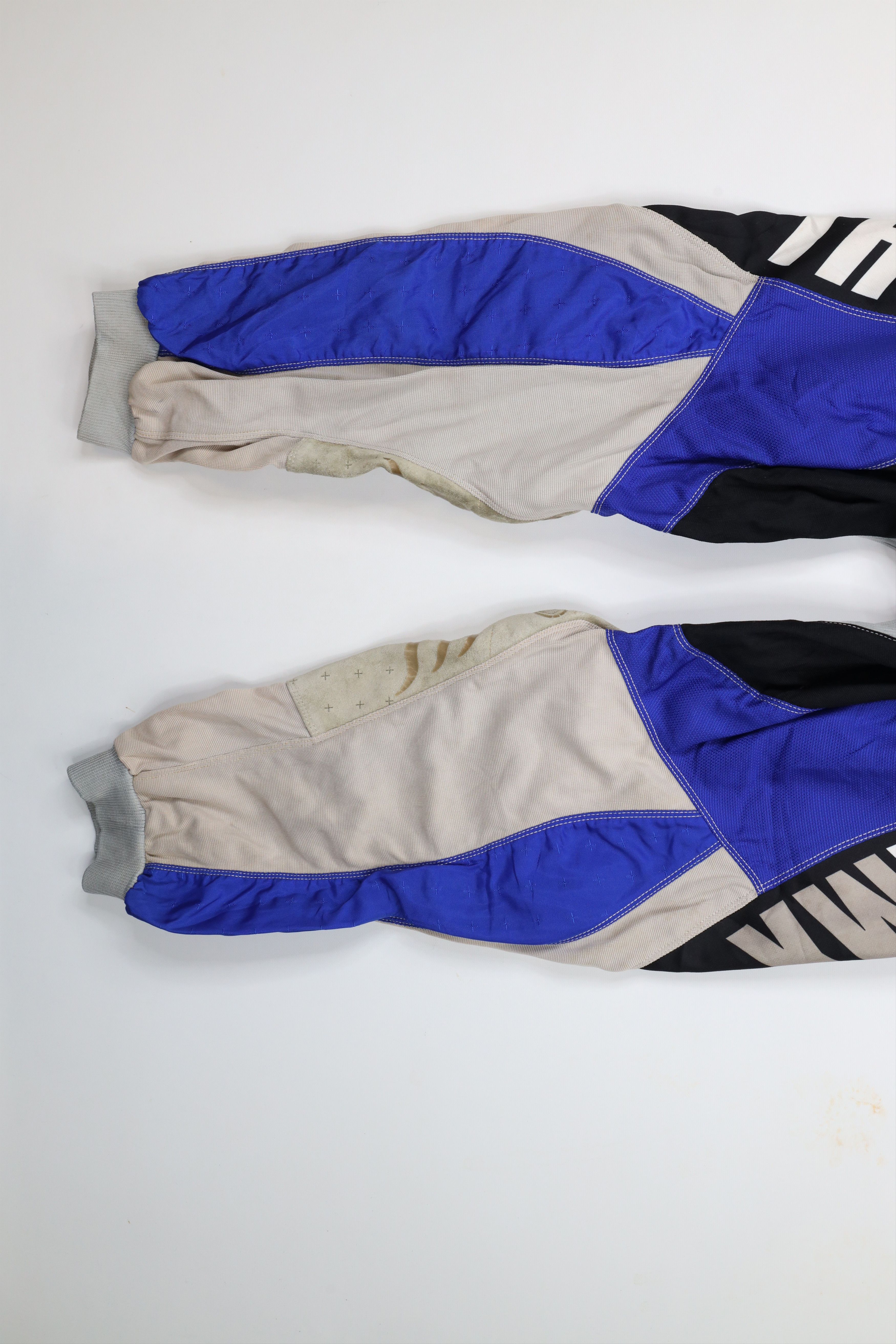 Vintage Vintage Thor Racing Leather Trim Motocross Racing Pants Blue Size US 32 / EU 48 - 13 Thumbnail