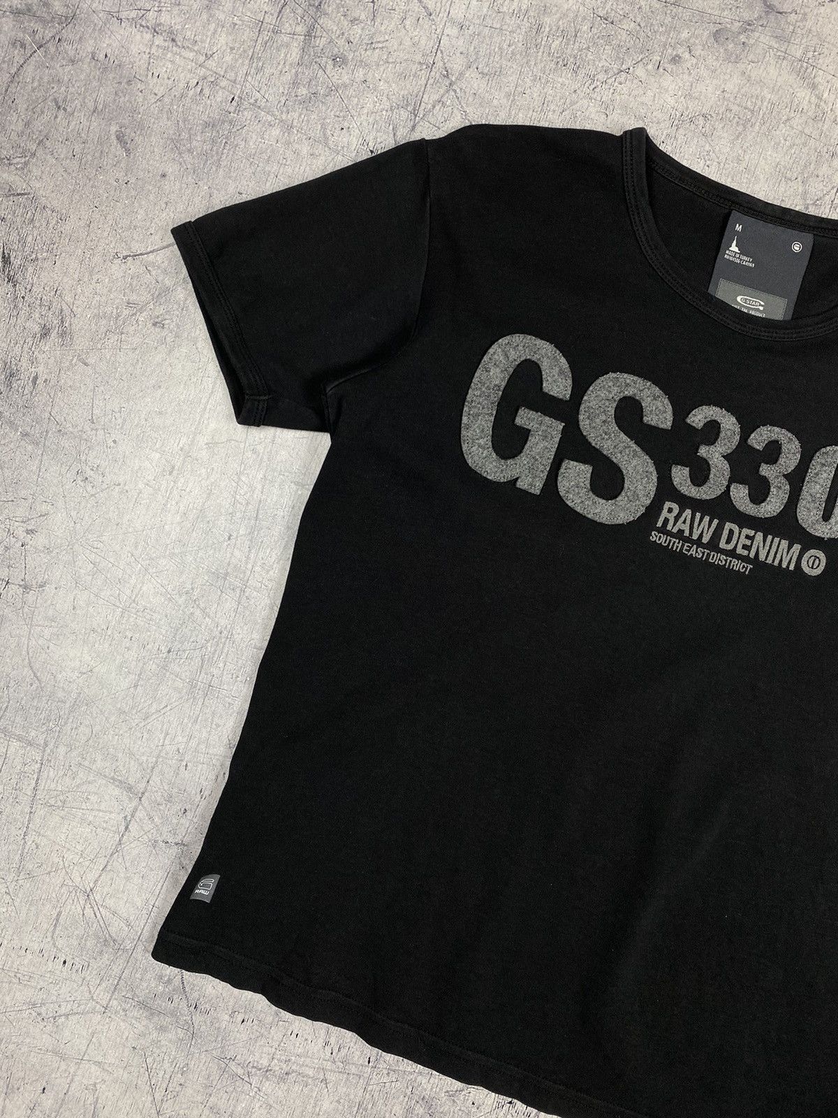 Designer × G-Star G Star Raw Big Logo Designer Abstract Tee T Shirt Size US M / EU 48-50 / 2 - 4 Thumbnail