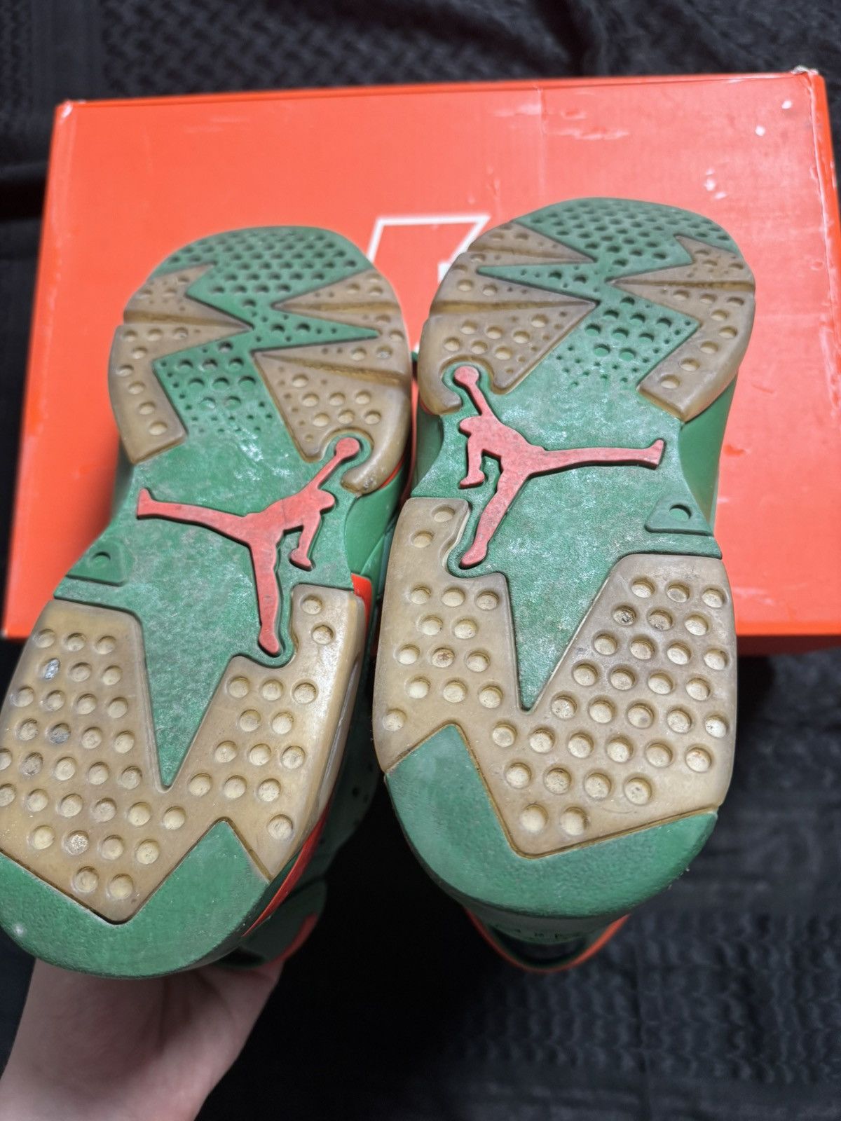 Jordan Brand Air jordan 6 retro nrg green Size US 8.5 / EU 41-42 - 7 Thumbnail
