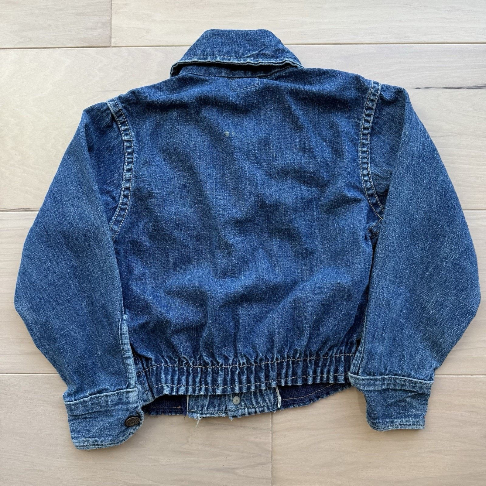Dickies Vintage Dickies Denim Selvedge Jacket Toddler Small Blue Size US XXS / EU 40 - 8 Thumbnail