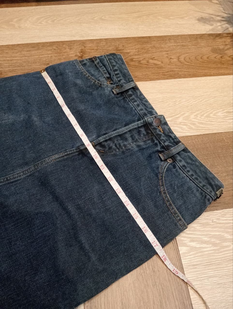 Maison MIHARA YASUHIRO RARE MIHARAYASUHIRO DENIM + CARGO MIDI SKIRT Size 30" / US 8 / IT 44 - 12 Thumbnail