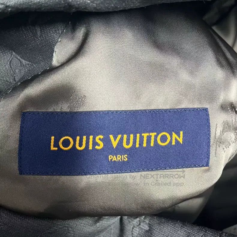 Louis Vuitton Louis Vuitton Black Solid Suit Collar Single Breasted Long Size 46R - 3 Thumbnail