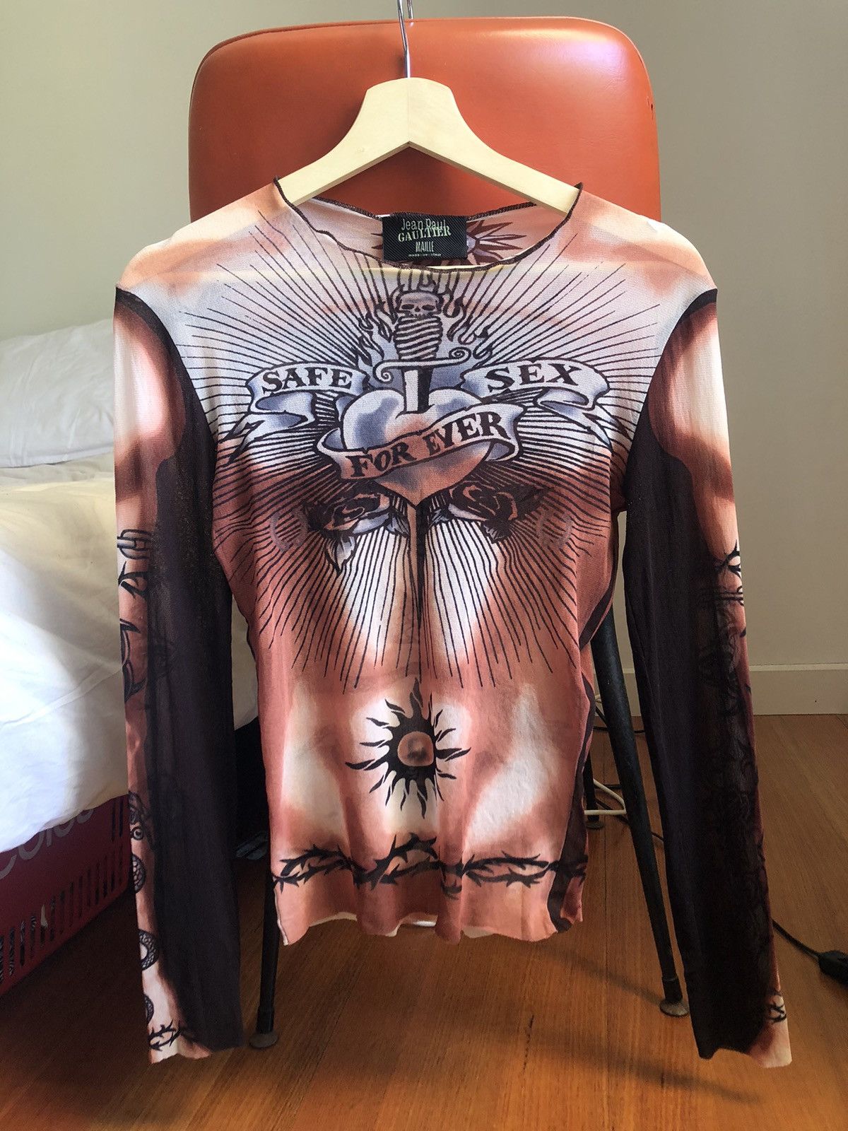 Jean Paul Gaultier Jean Paul Gaultier Safe Sex Shirt Size US S / EU 44-46 / 1 - 1 Thumbnail