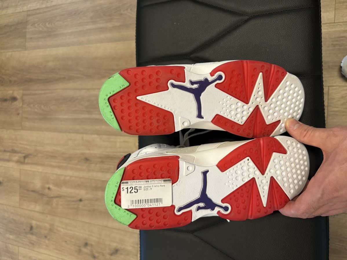 Nike Jordan 6 retro Hare Size US 7 / EU 40 - 6 Thumbnail