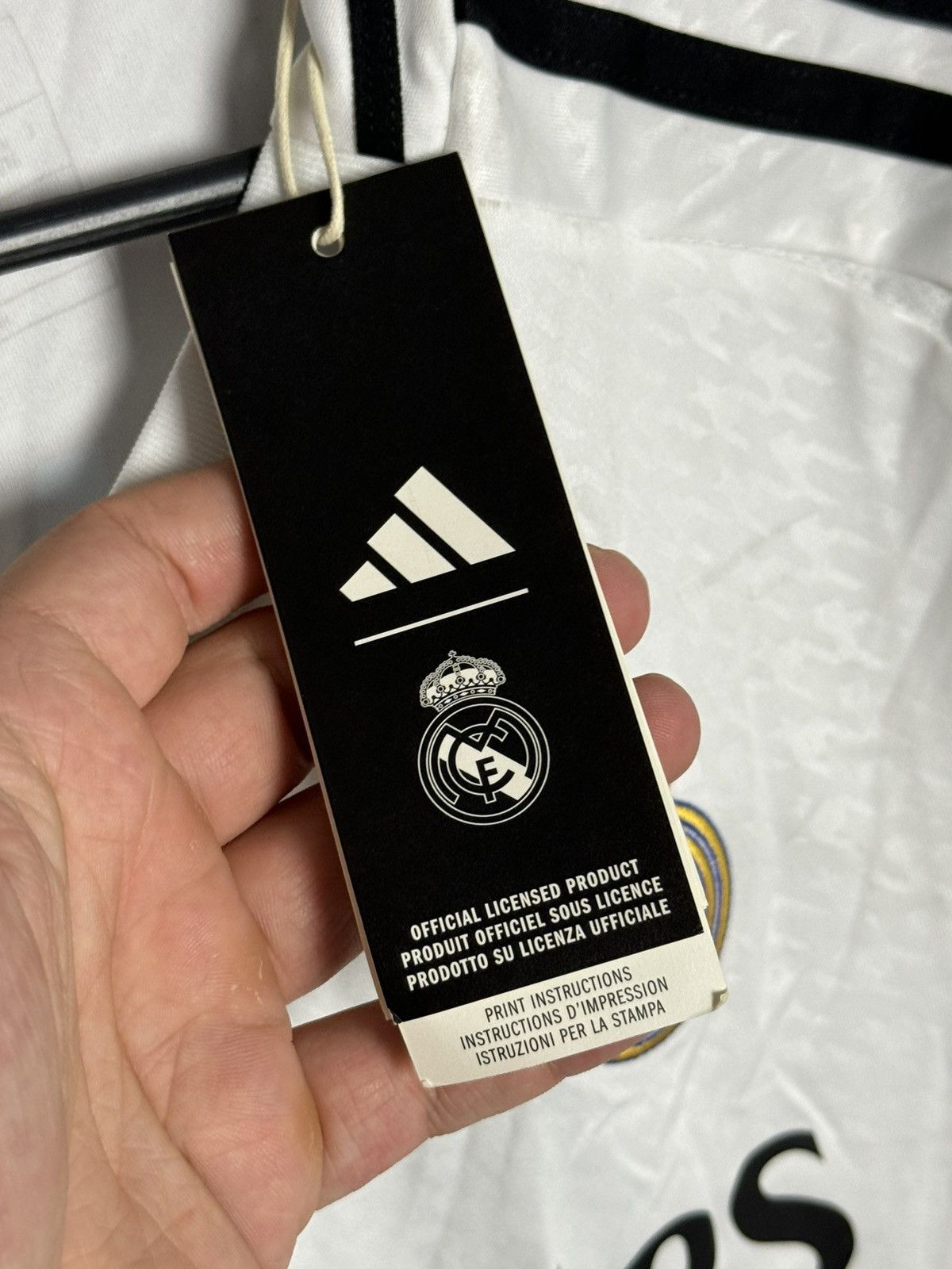 Adidas KIDS New Real Madrid 24/25 Home Bellingham Football Jersey Size US S / EU 44-46 / 1 - 10 Thumbnail