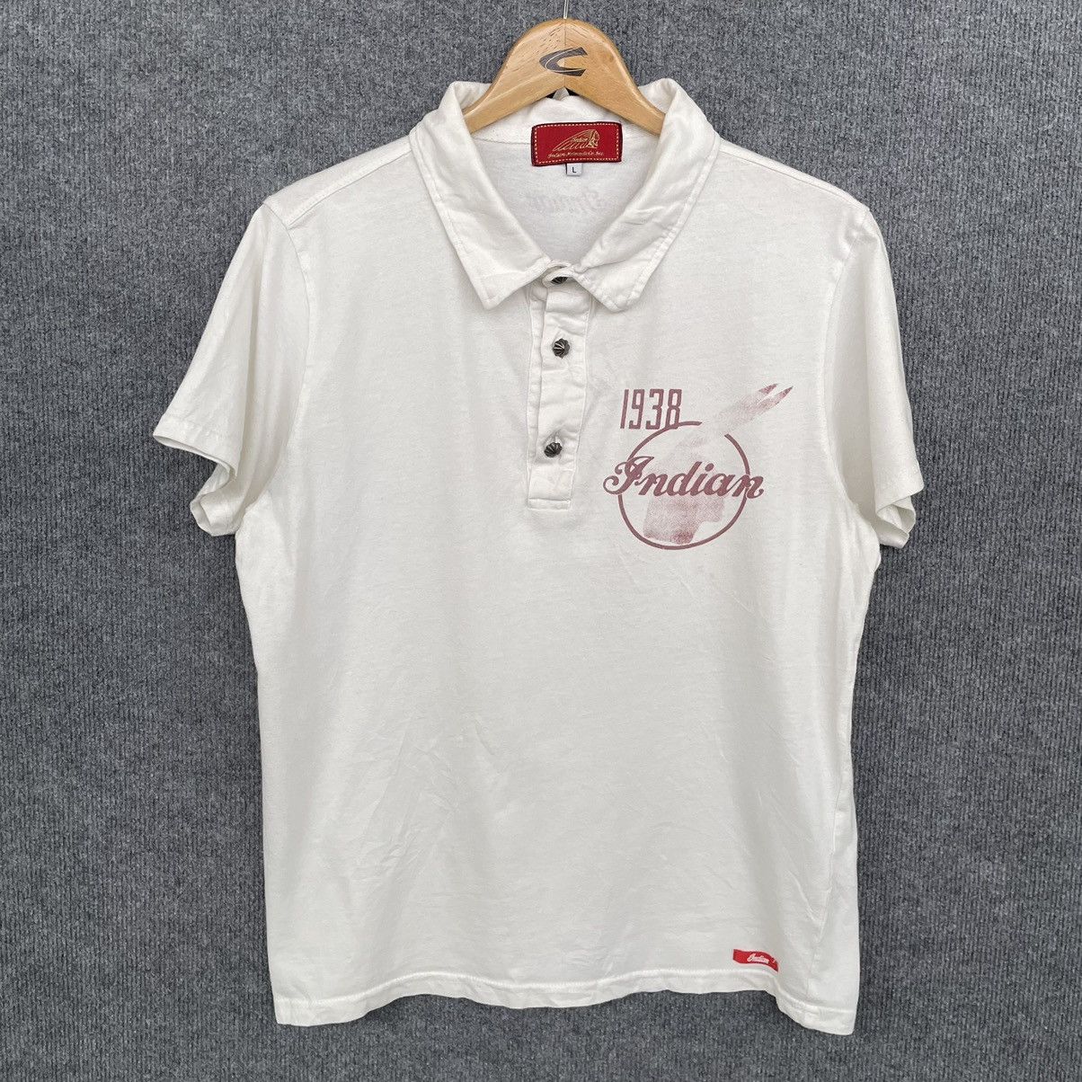 Harley Davidson × Indian Motorcycle × West Coast Choppers Indians Motorcycle Arizona Polo T Shirt Size US L / EU 52-54 / 3 - 5 Thumbnail