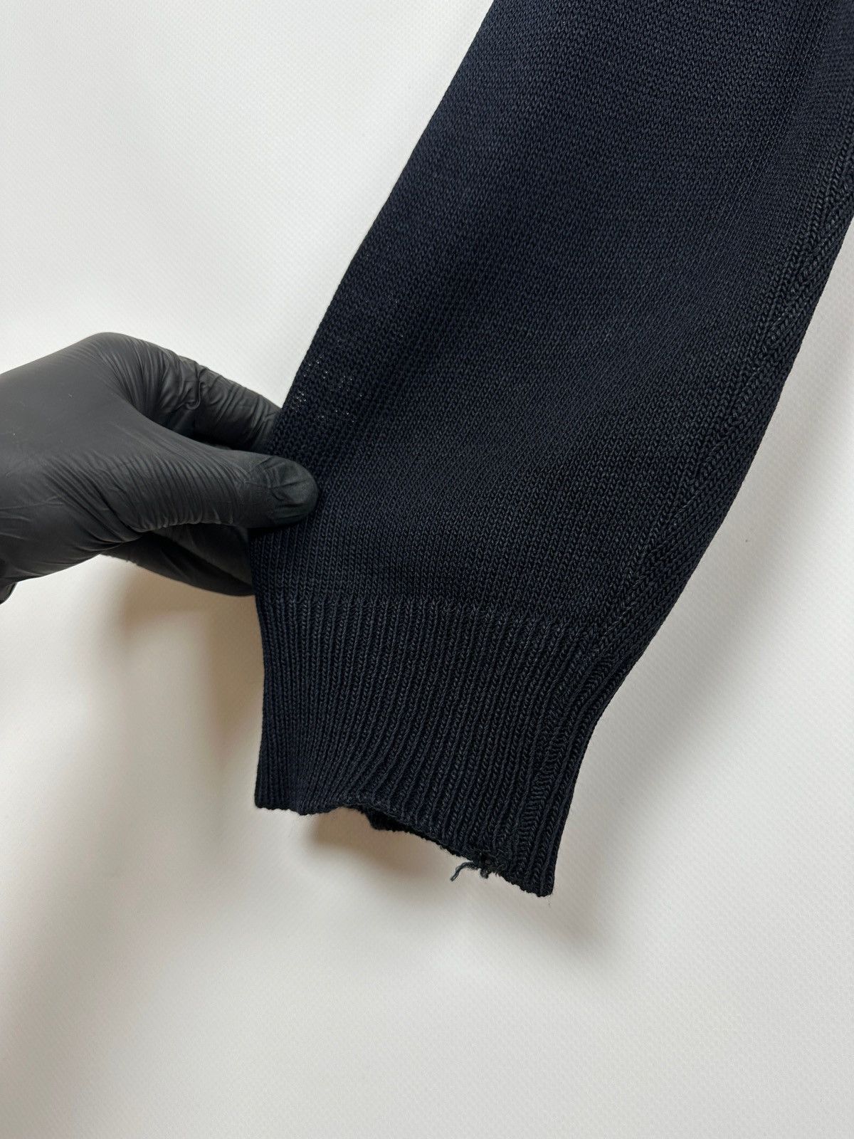Diesel Vintage Diesel Y2K Big Logo Navy Blue Knit Sweater Size US L / EU 52-54 / 3 - 17 Thumbnail