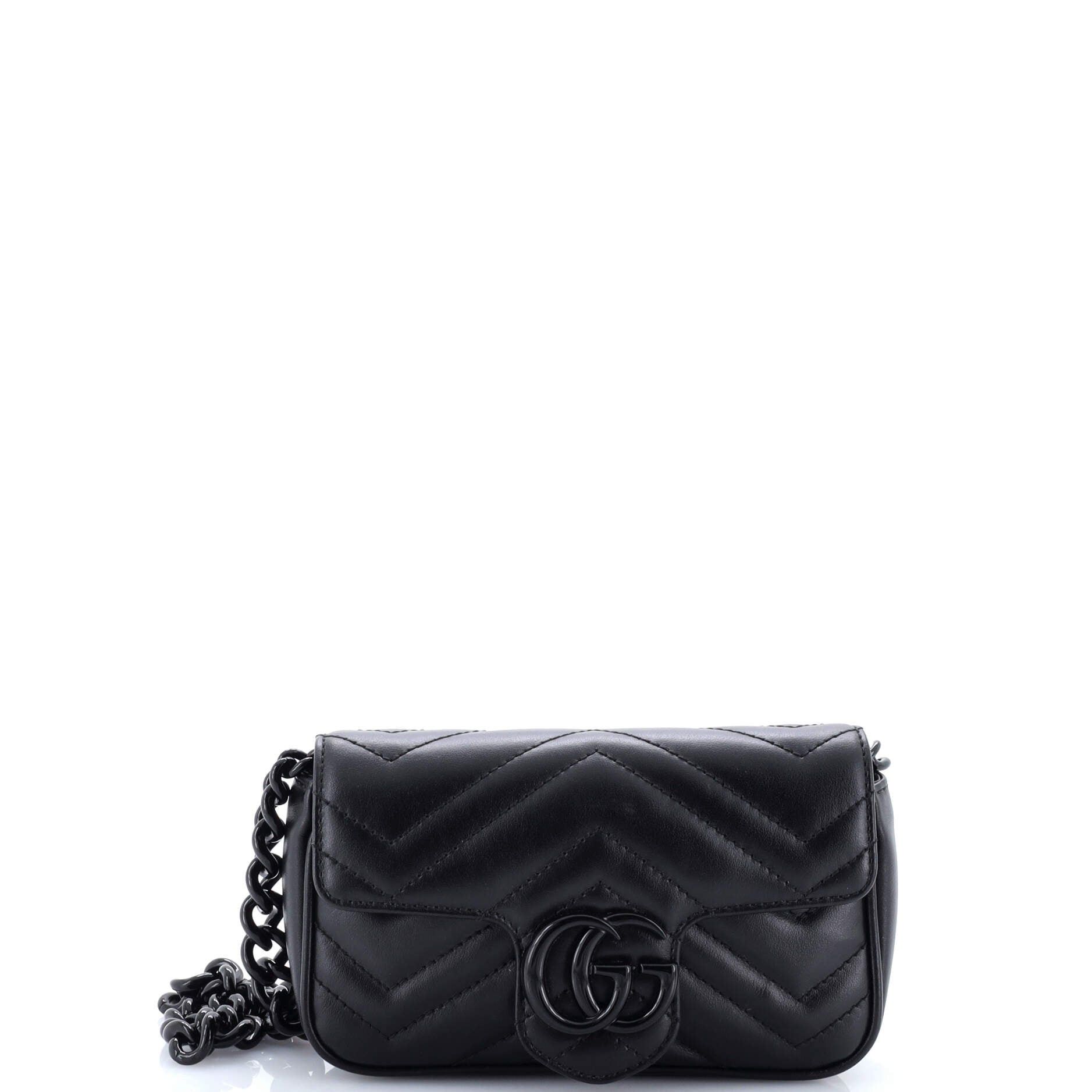Gucci GG Marmont Flap Belt Bag Size ONE SIZE - 1 Thumbnail