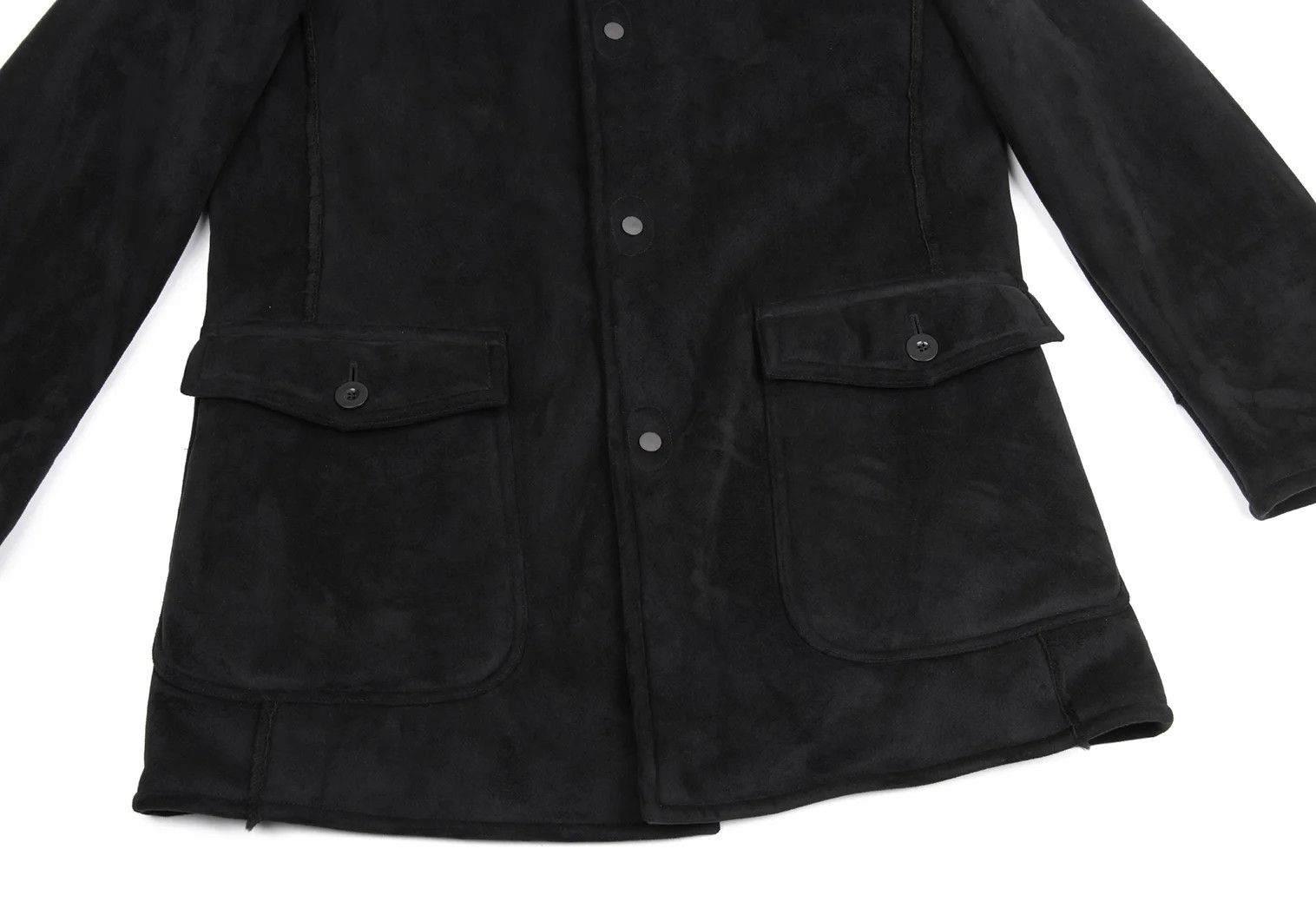 Emporio Armani Mouton Half Coat in Black Size 50 Size US M / EU 48-50 / 2 - 8 Thumbnail