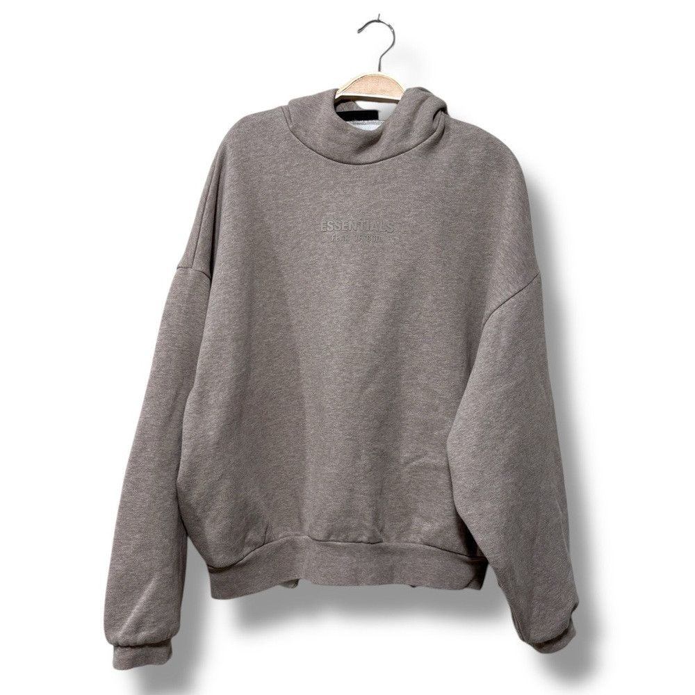 Essentials NWT ESSENTIALS Fear Of God Taupe Brown Grey Oversized Hoodi Size US S / EU 44-46 / 1 - 1 Thumbnail