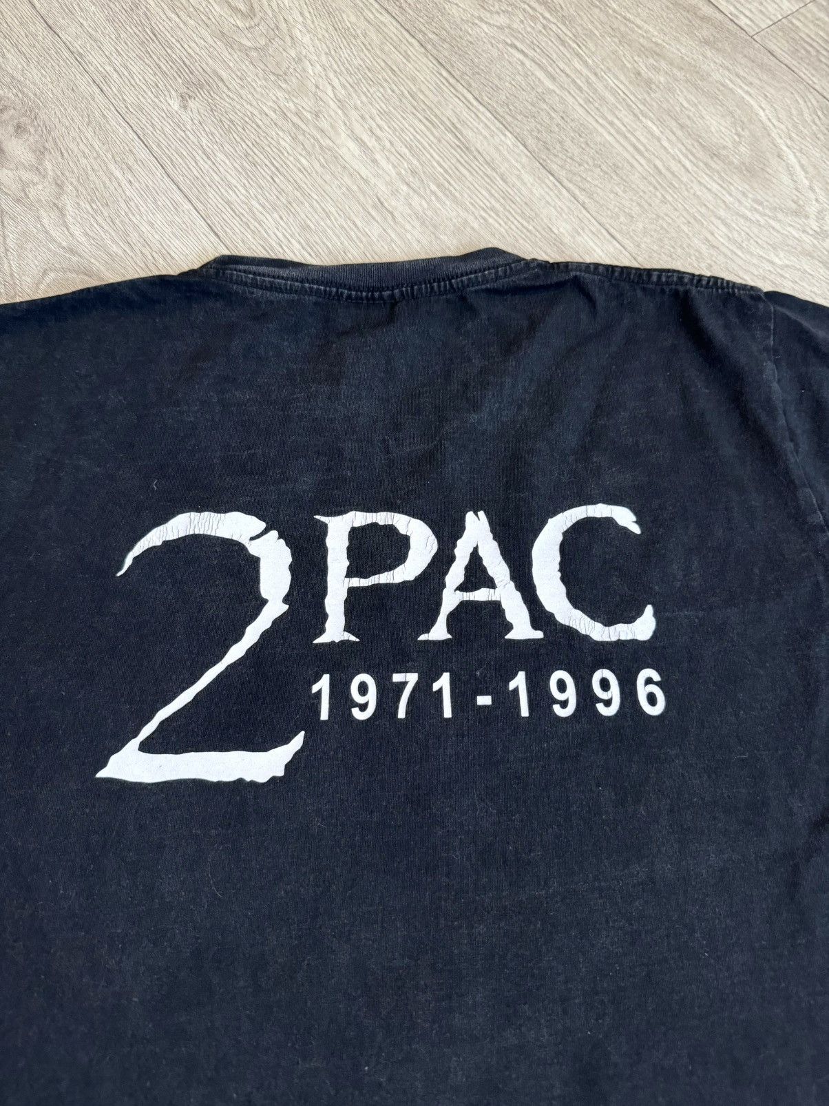 Band Tees 🔷Vintage 2Pac Big logo T-shirt 90s🔷 Size US L / EU 52-54 / 3 - 5 Thumbnail
